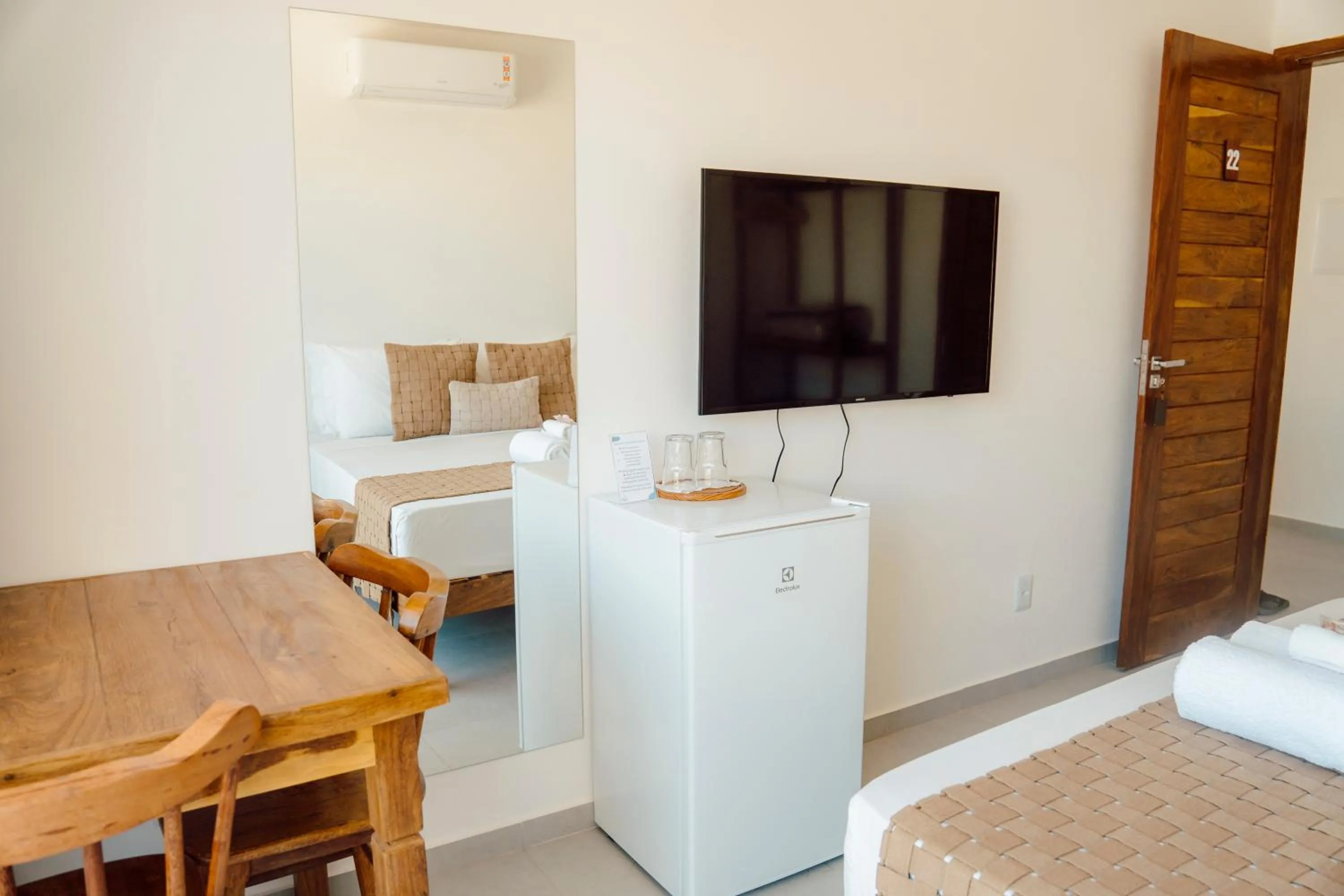 Bed in Pousada Enero