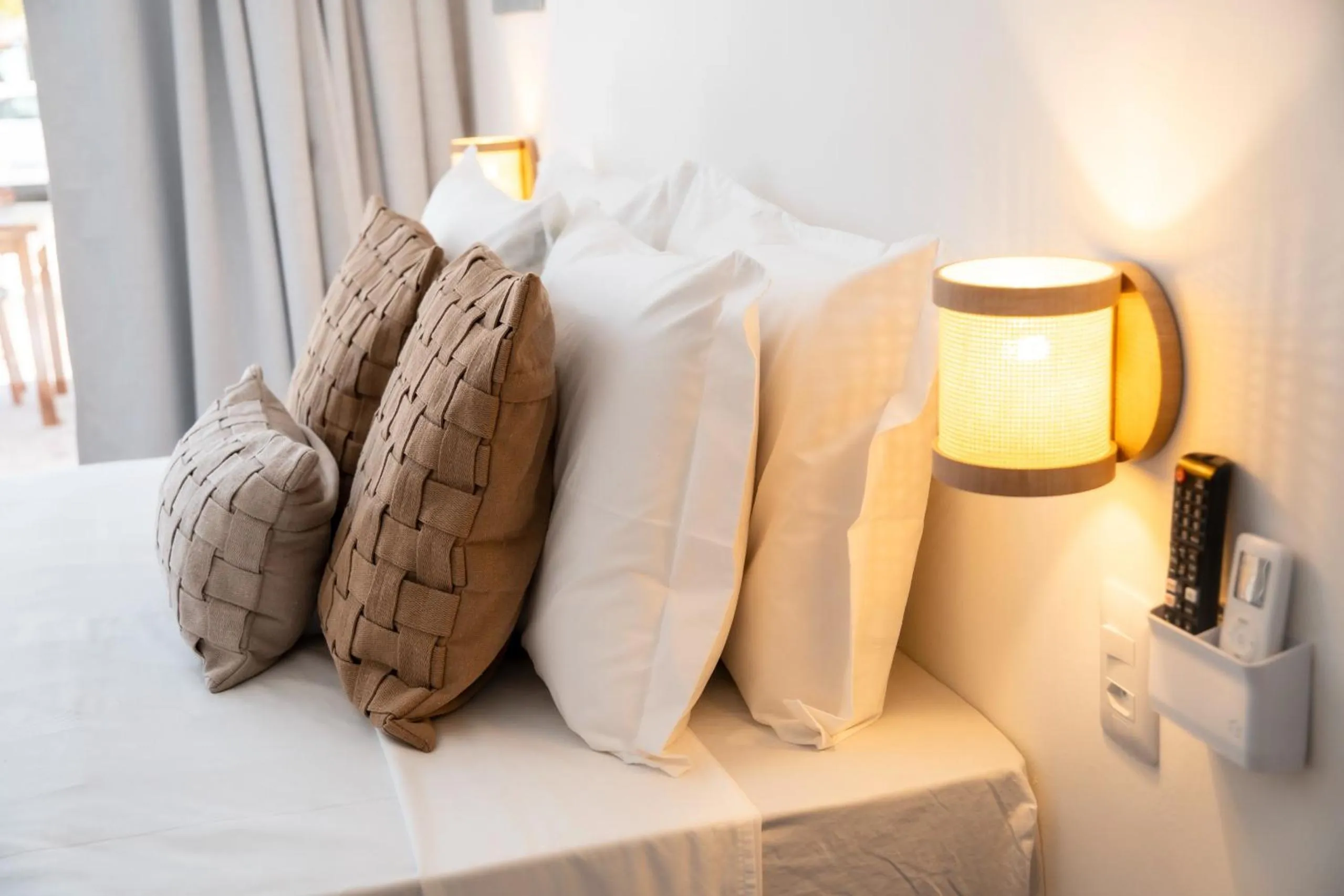 Bed in Pousada Enero