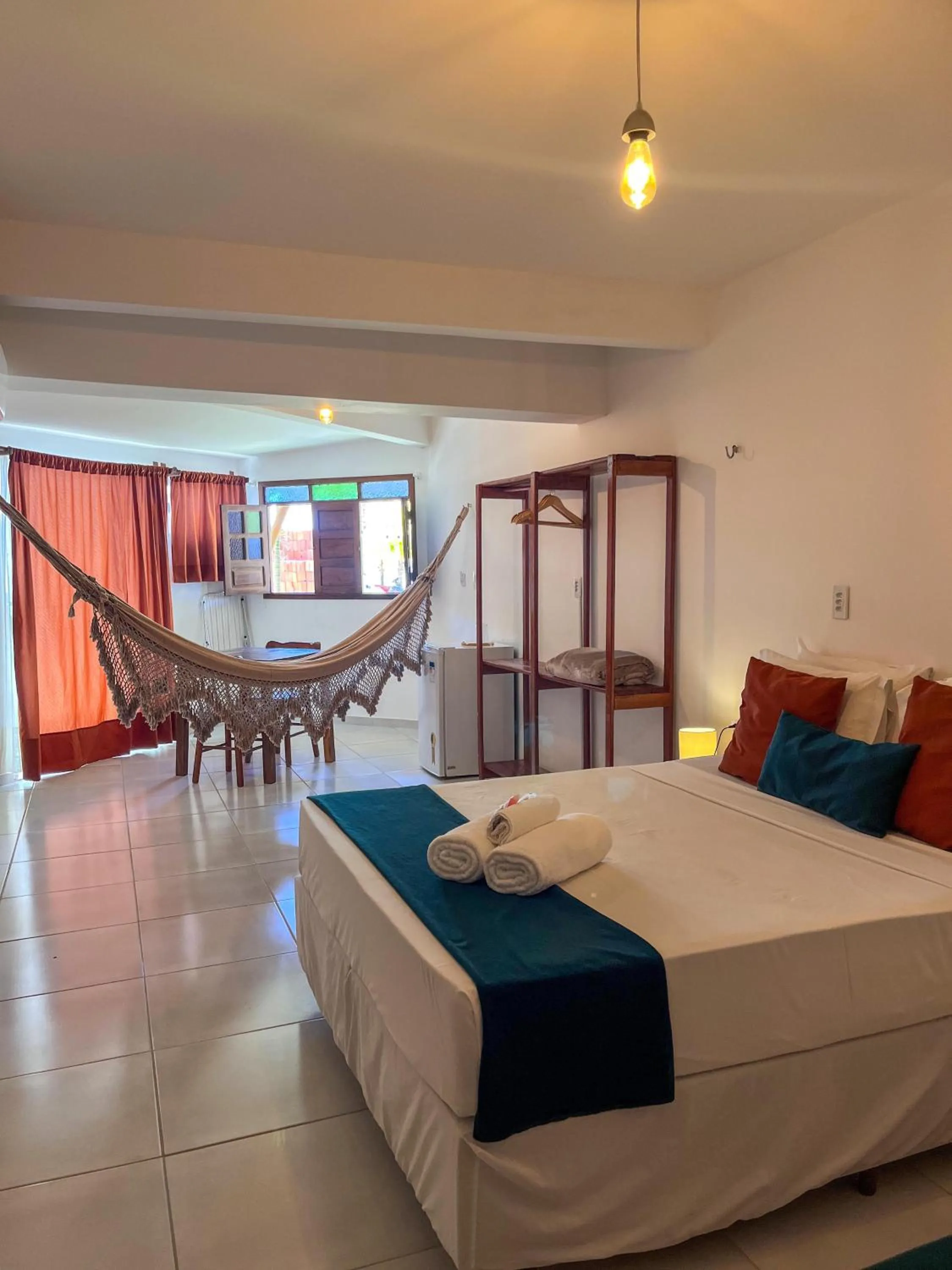 Bed in Pousada Enero