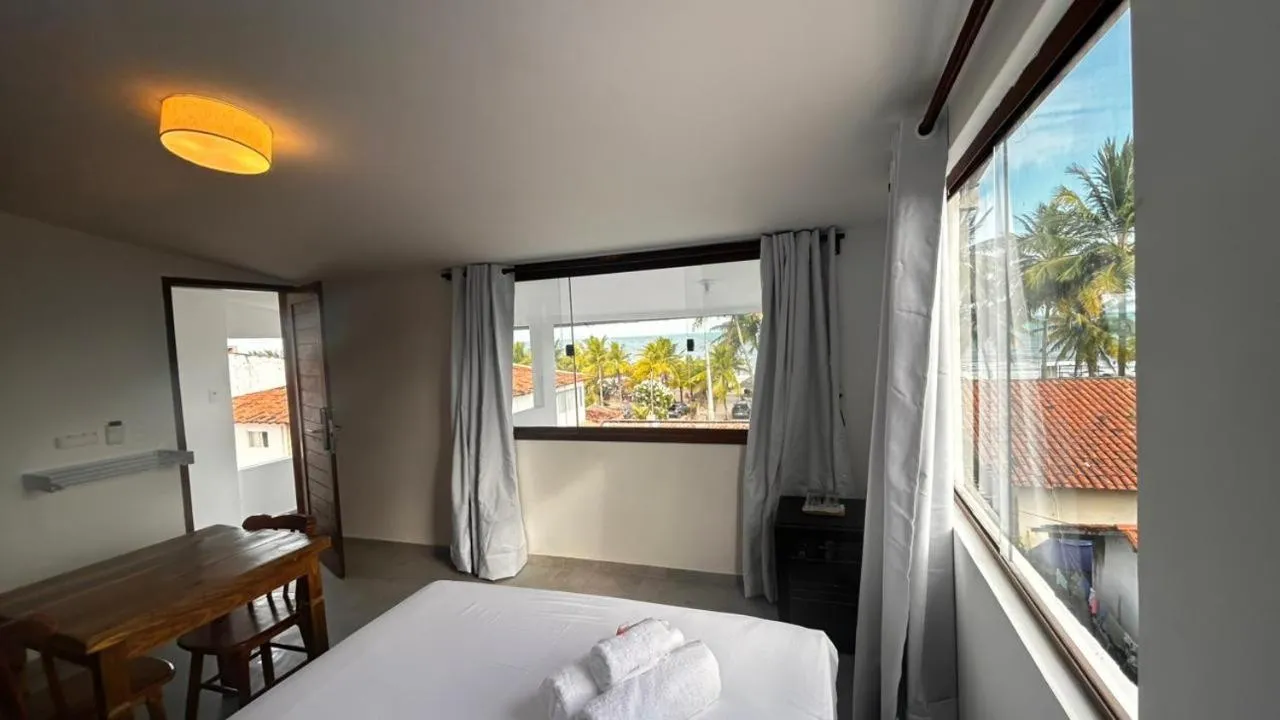 Bed in Pousada Enero