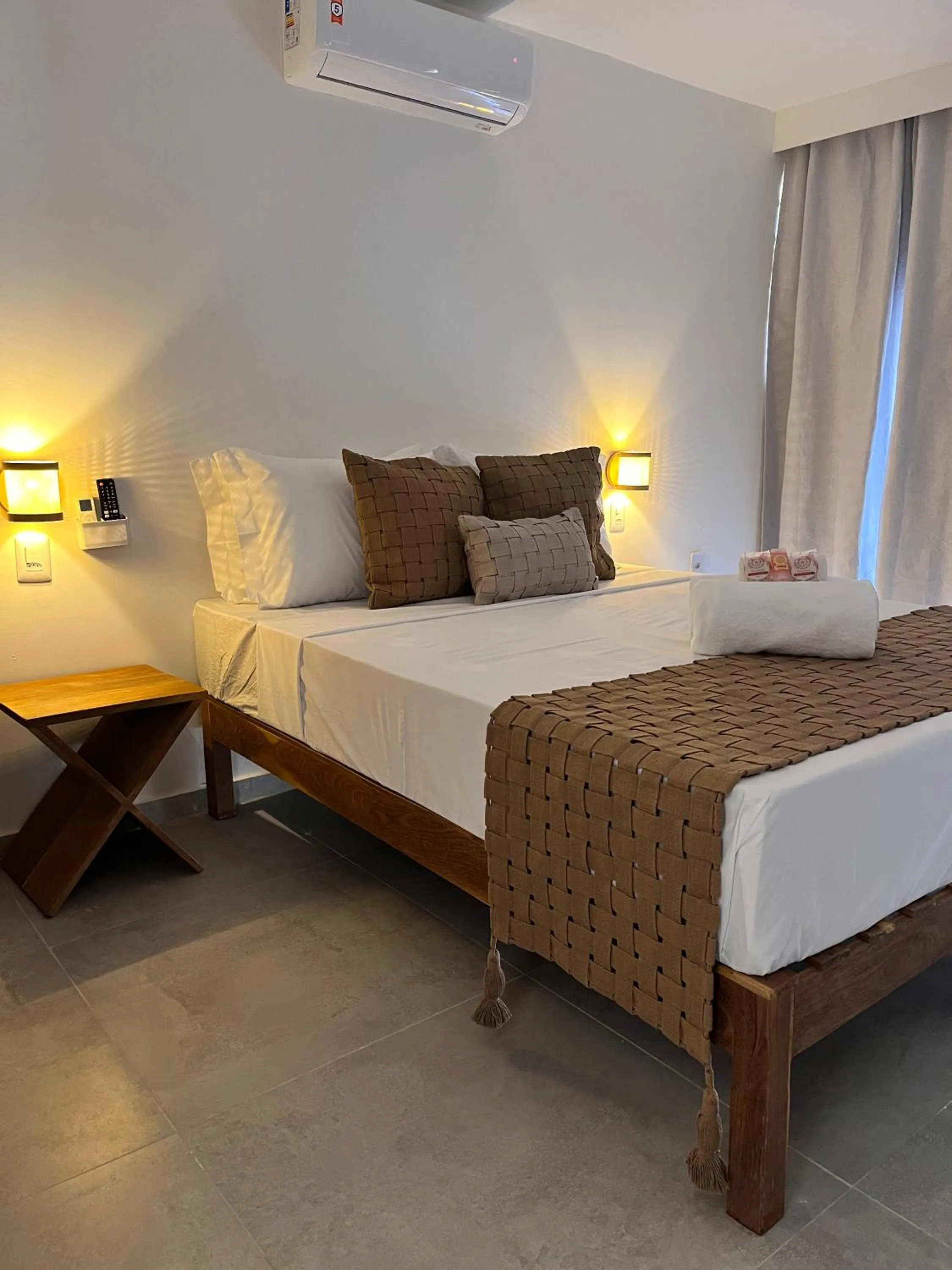 Bed in Pousada Enero