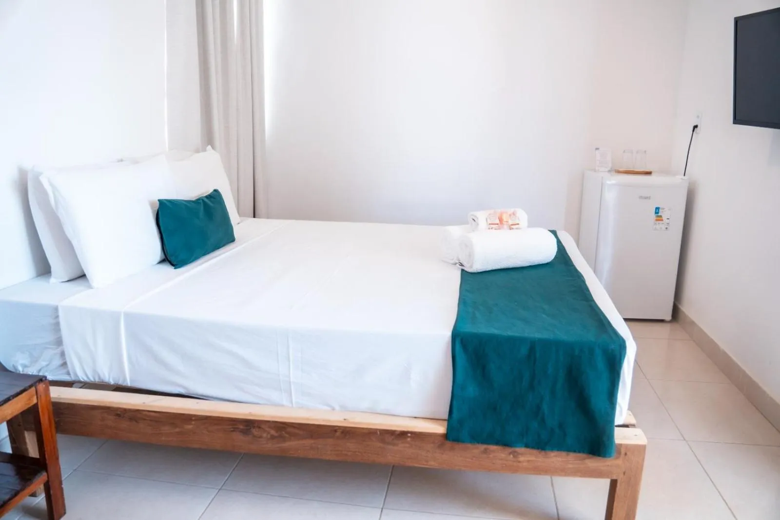 Bed in Pousada Enero