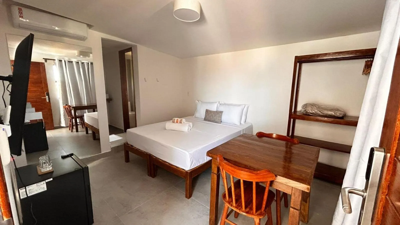 Bed in Pousada Enero