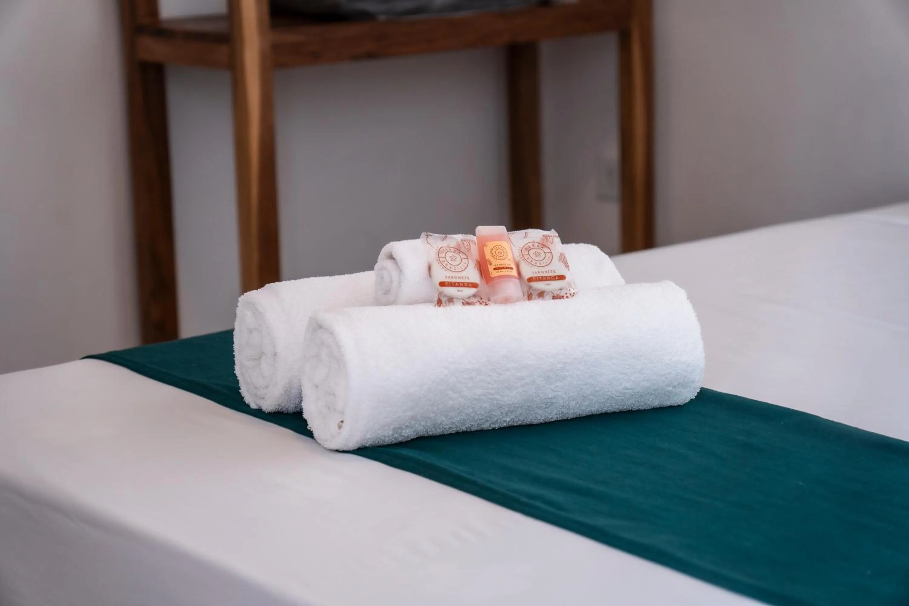 Bed in Pousada Enero