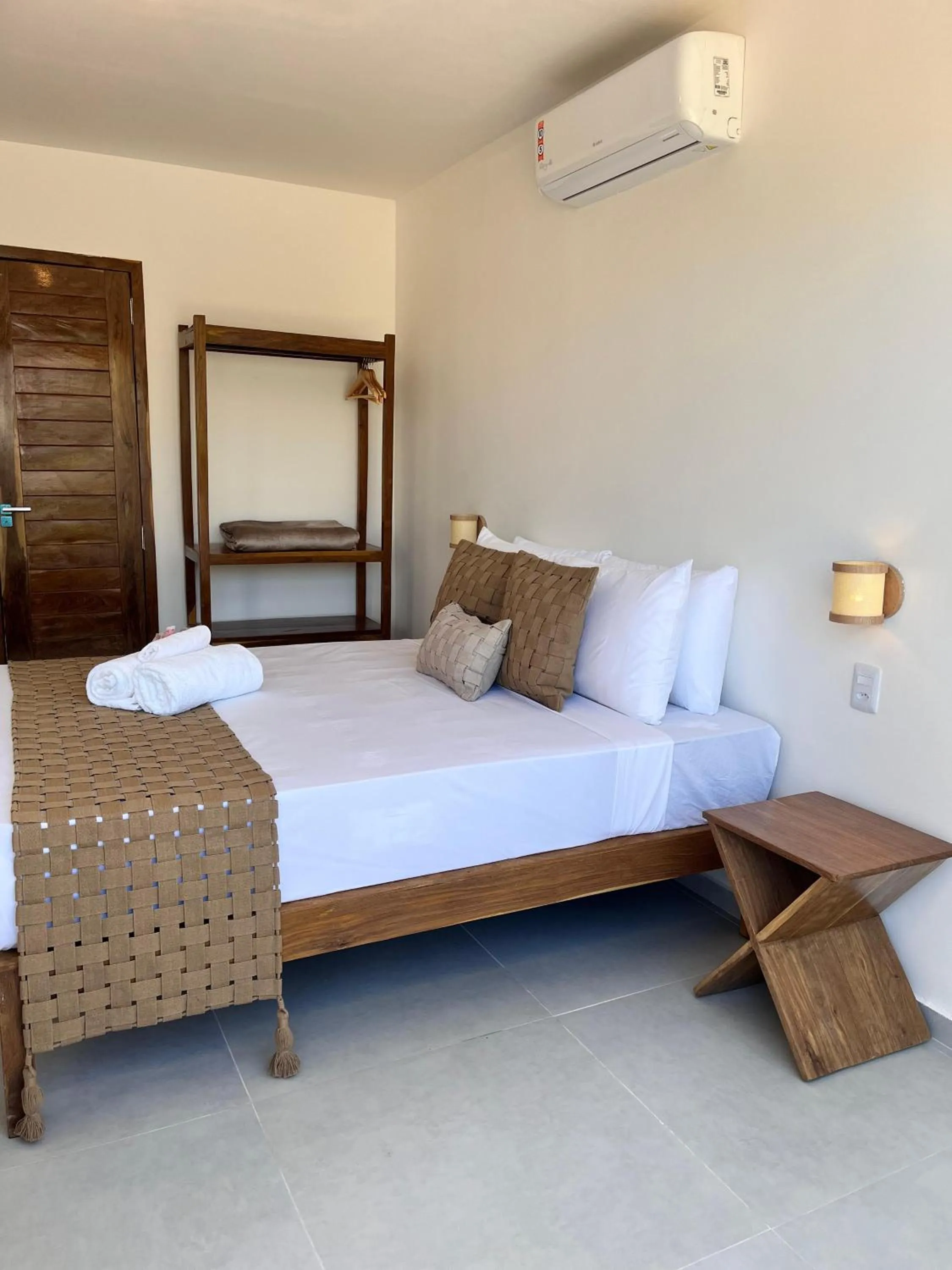 Bed in Pousada Enero