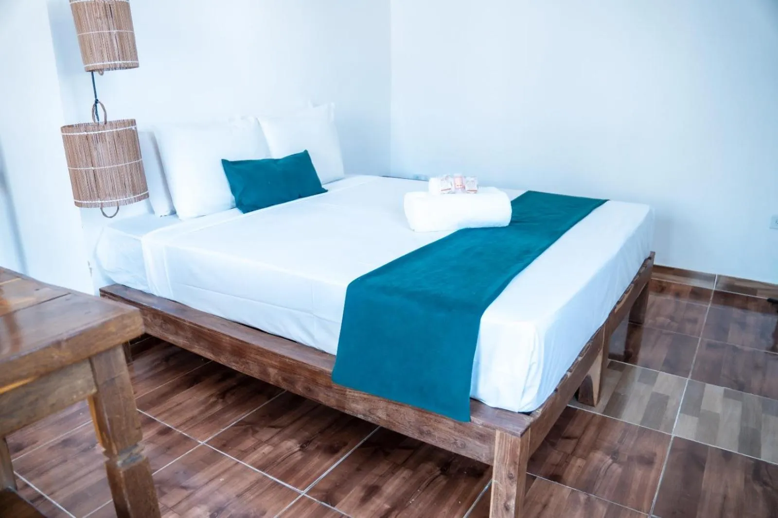 Bed in Pousada Enero