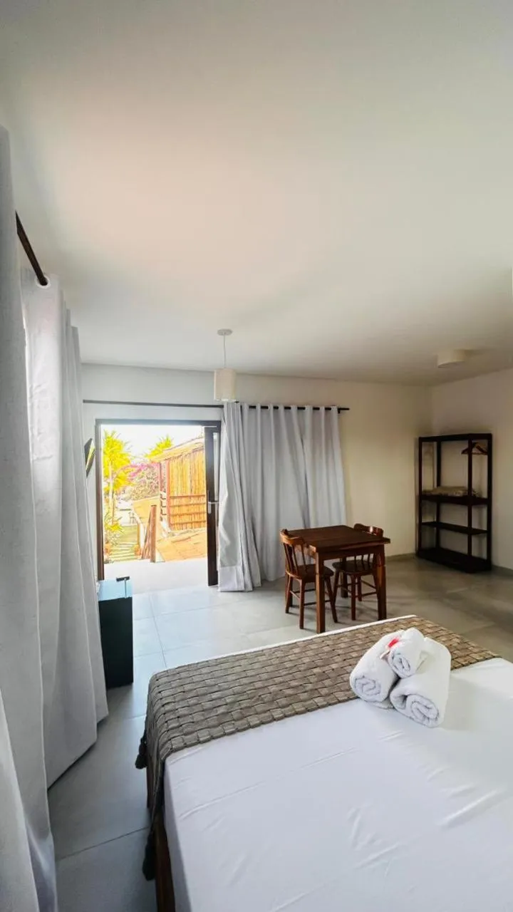 Bed in Pousada Enero