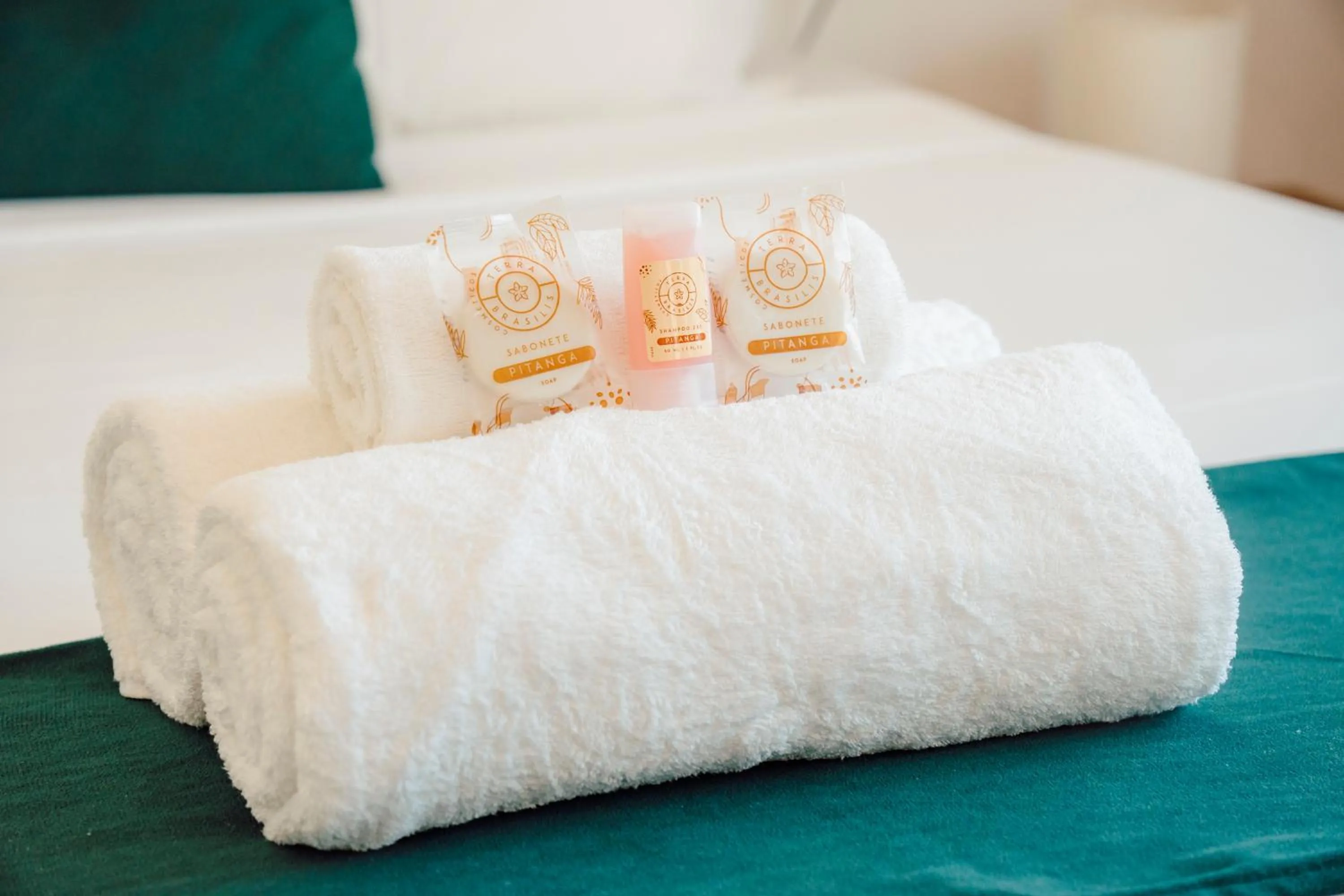 Bed in Pousada Enero