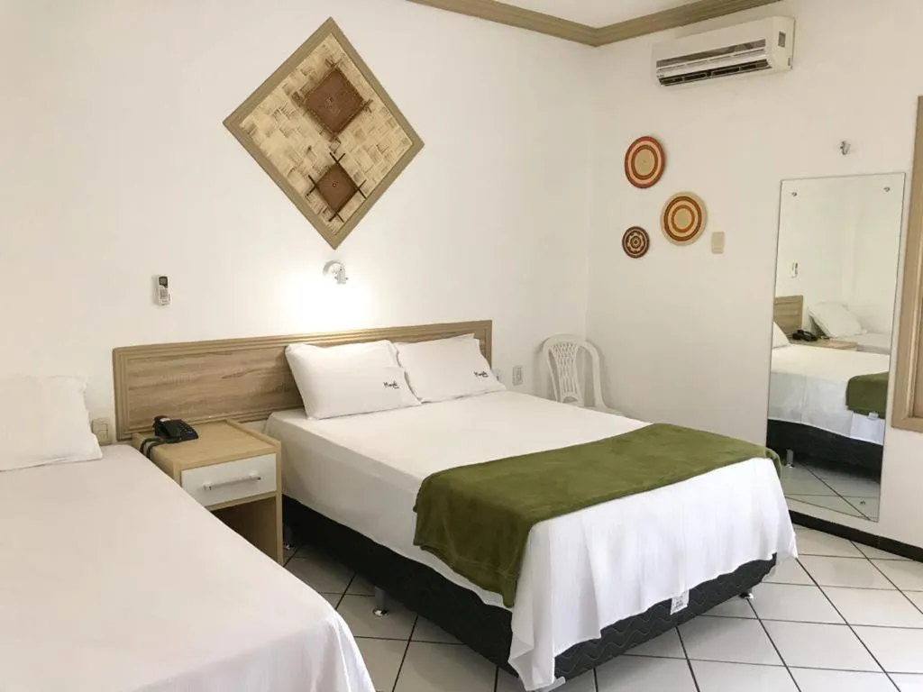 Bed in Pousada do Mingote