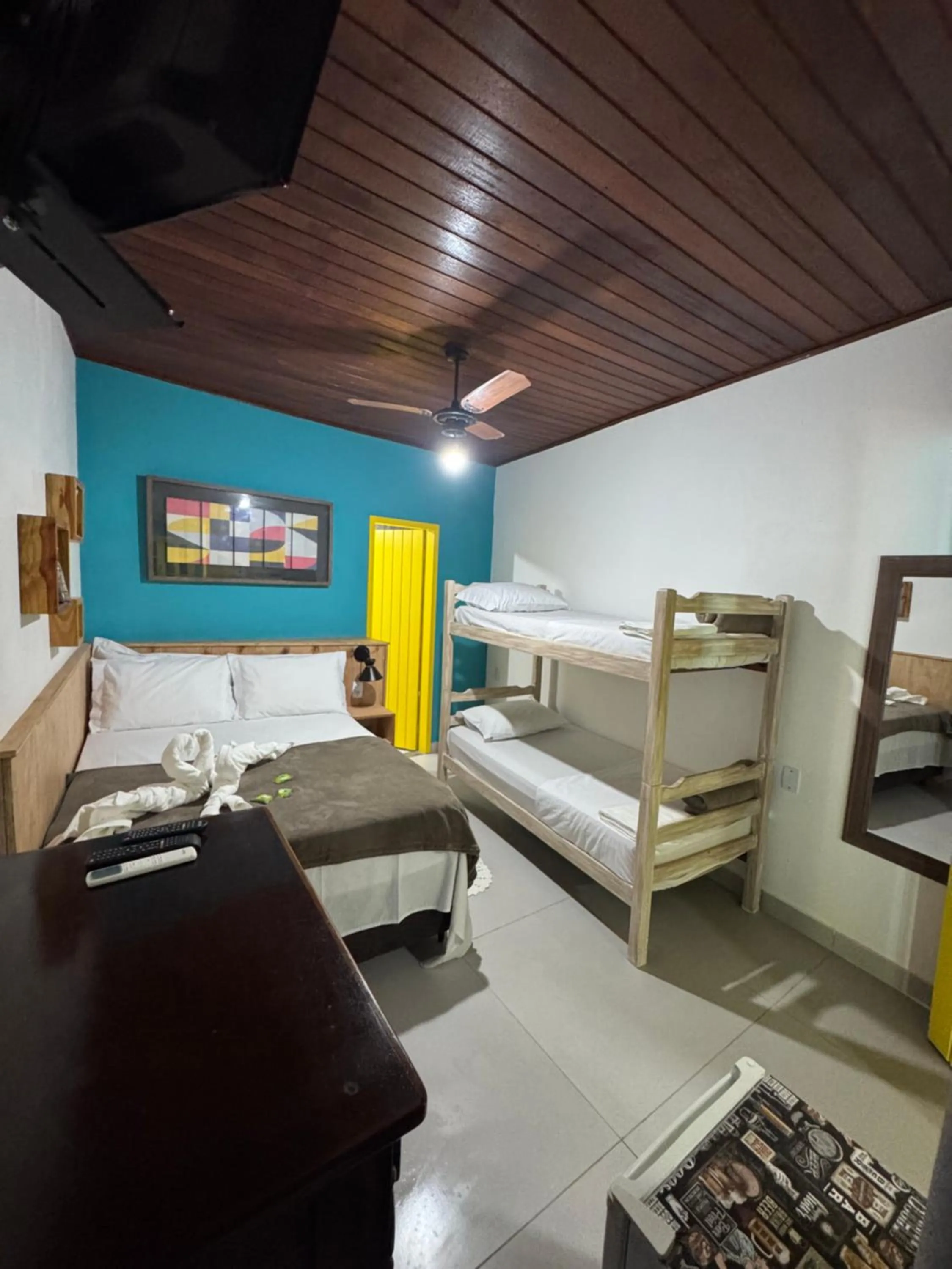 Bed in Pousada Tropical Araçatiba