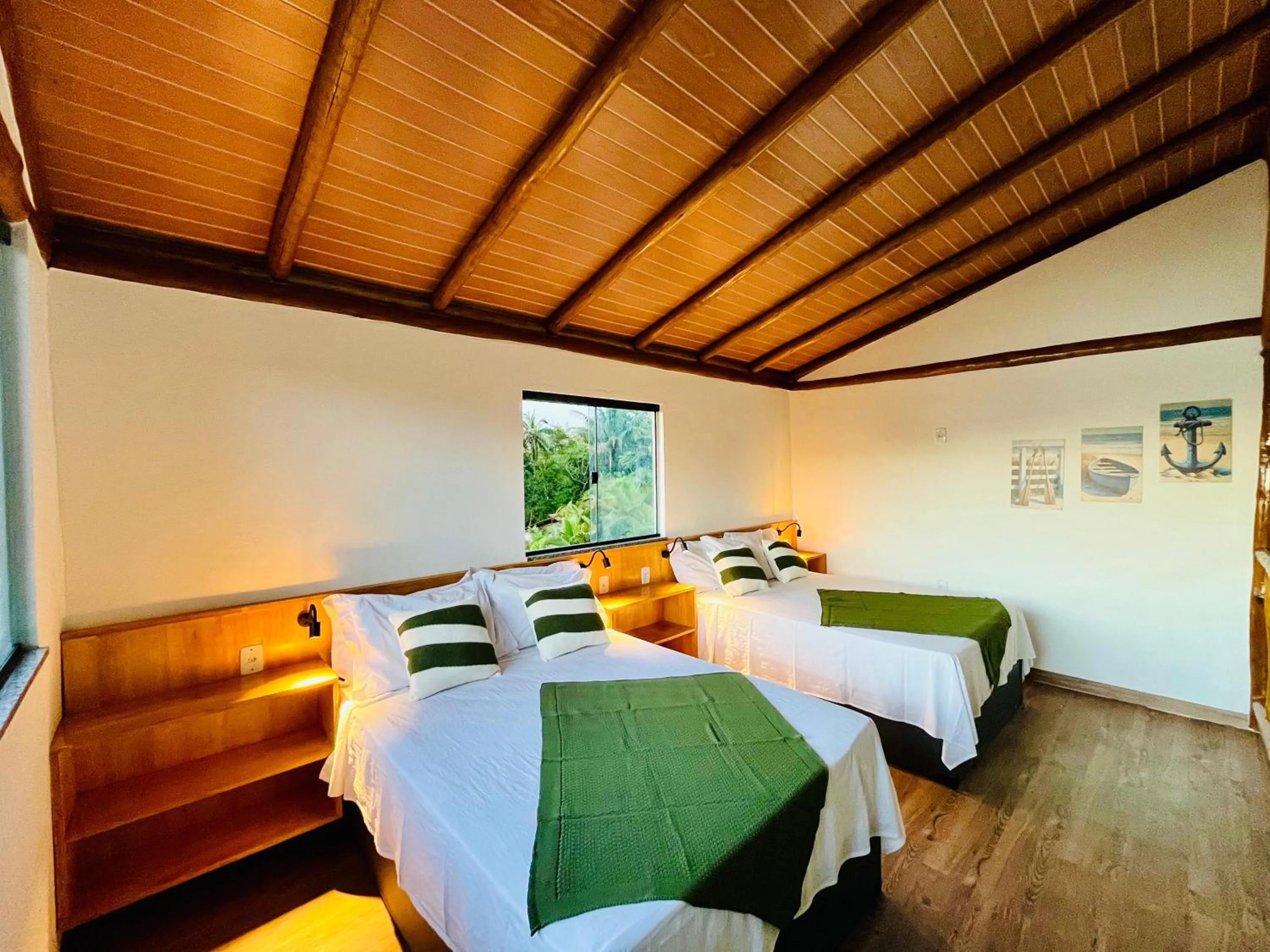 Bed in Pousada Tropical Araçatiba