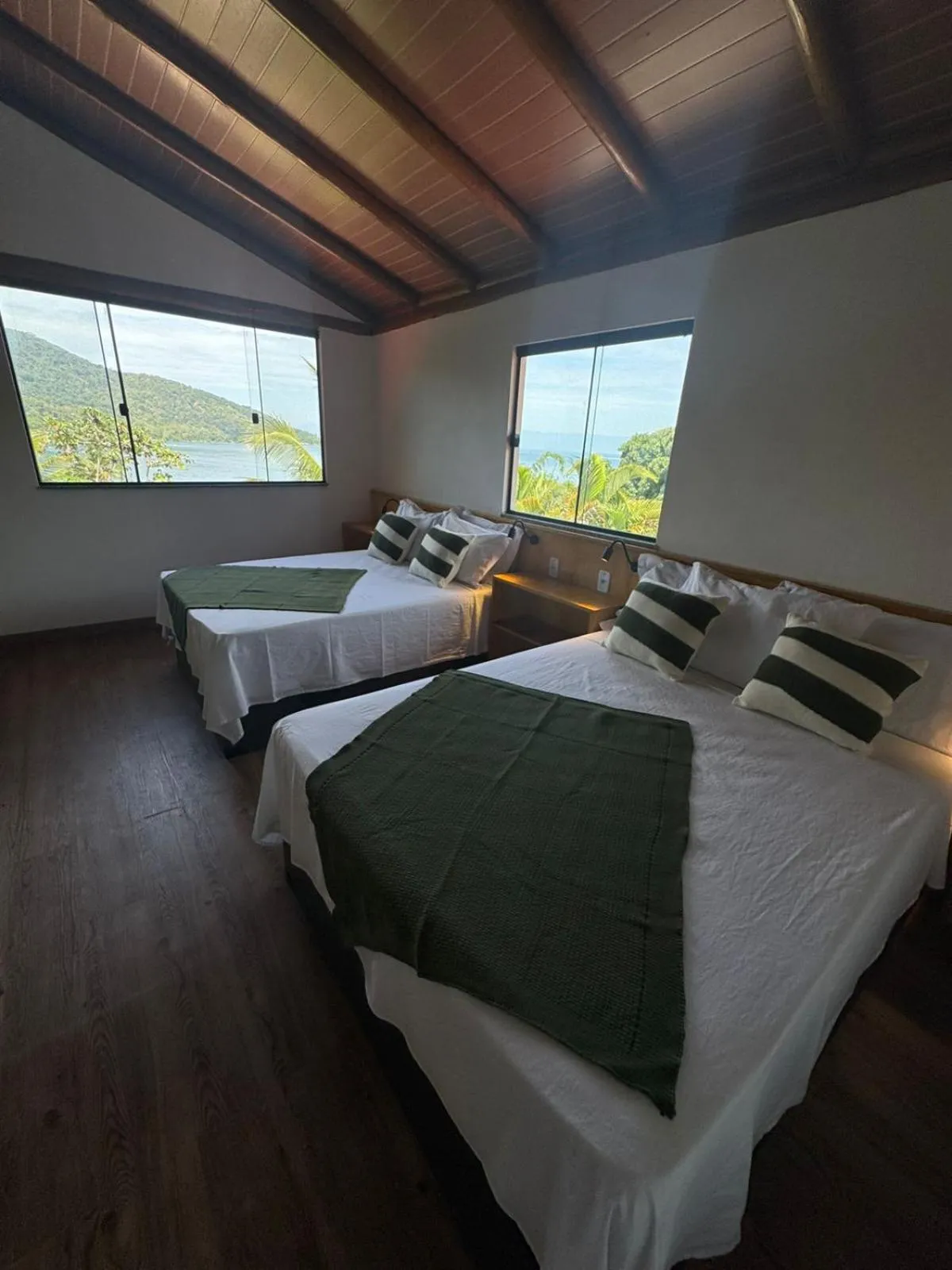 Bed in Pousada Tropical Araçatiba