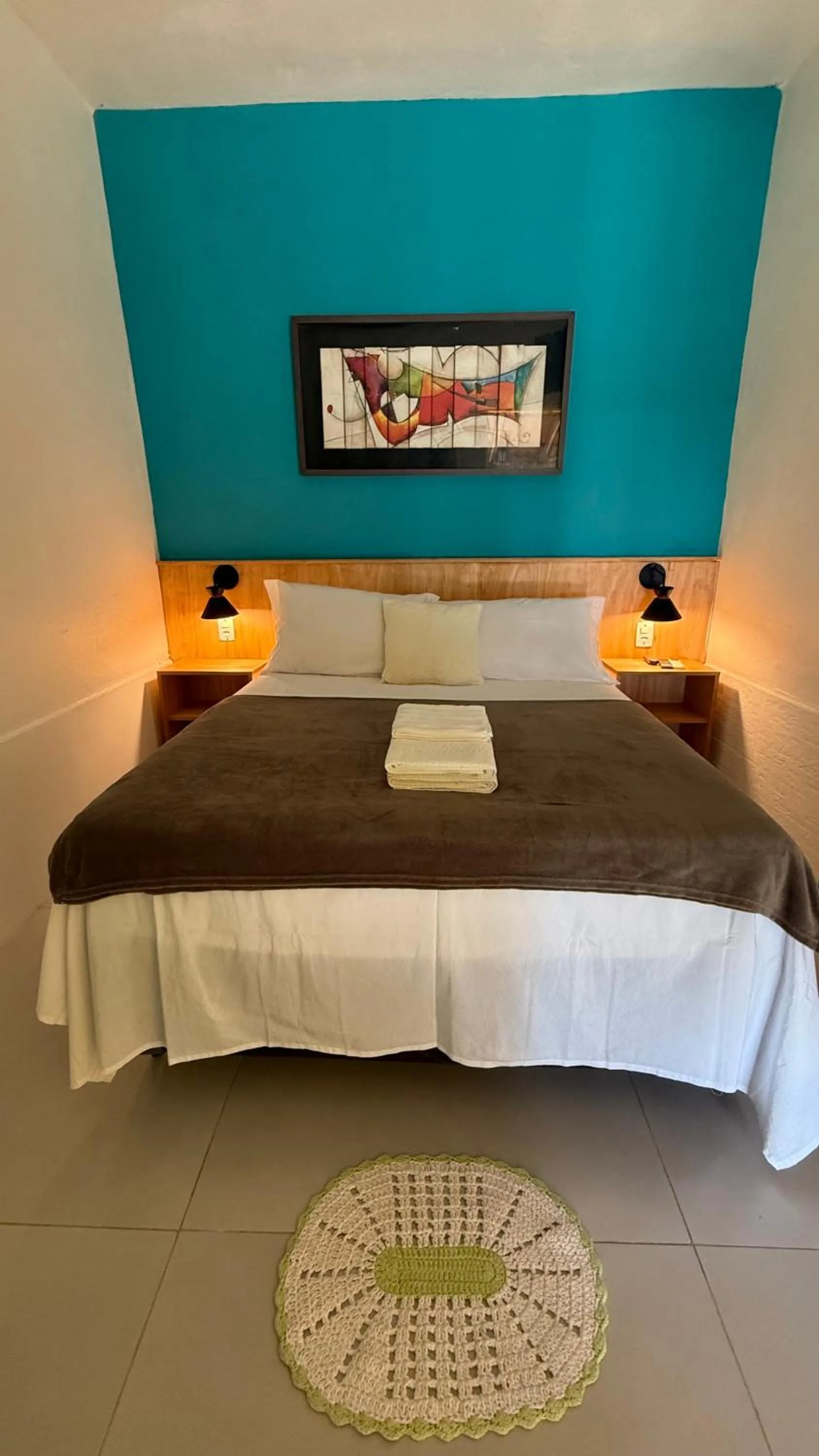 Bed in Pousada Tropical Araçatiba