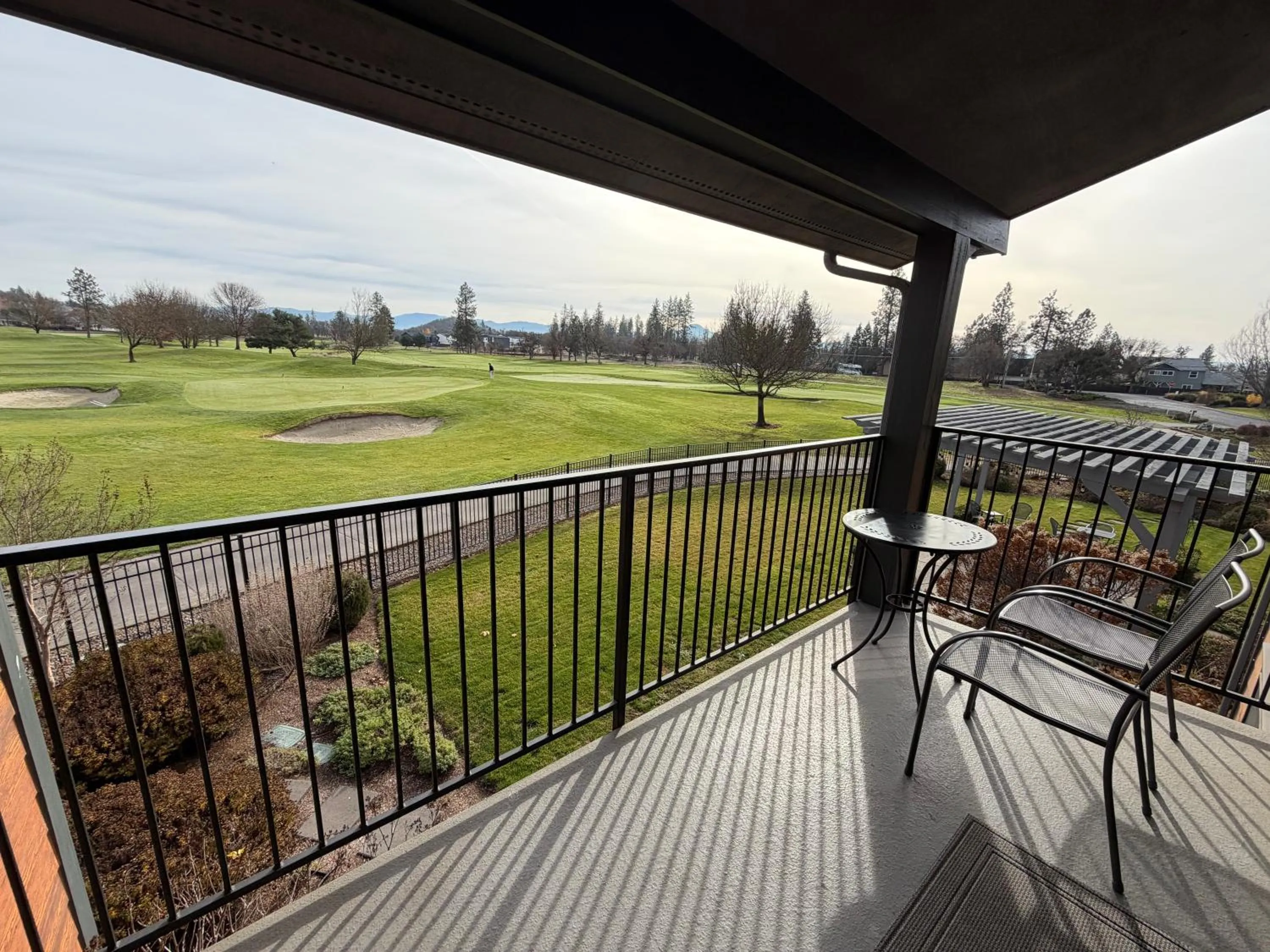 Patio in Resort at Eagle Point Golf Club Lodging
