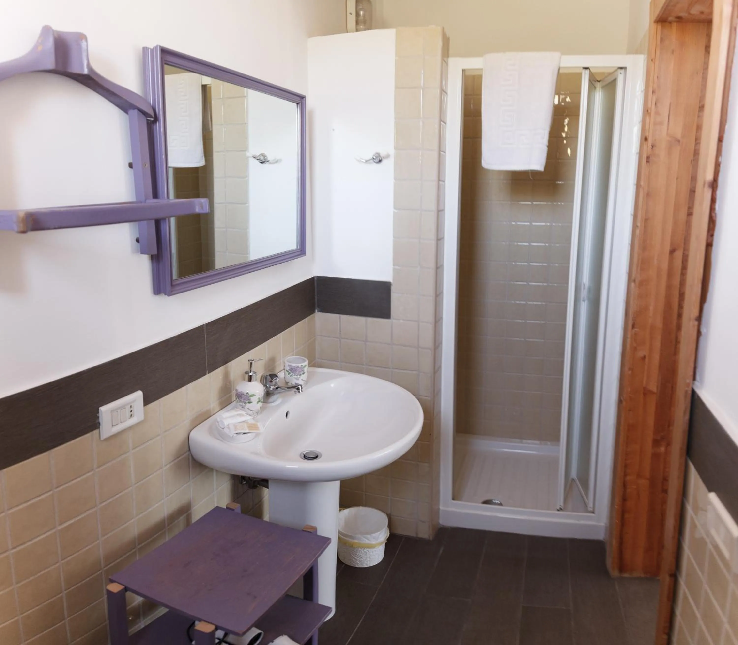 Shower in Villa Lina Bed&Breakfast