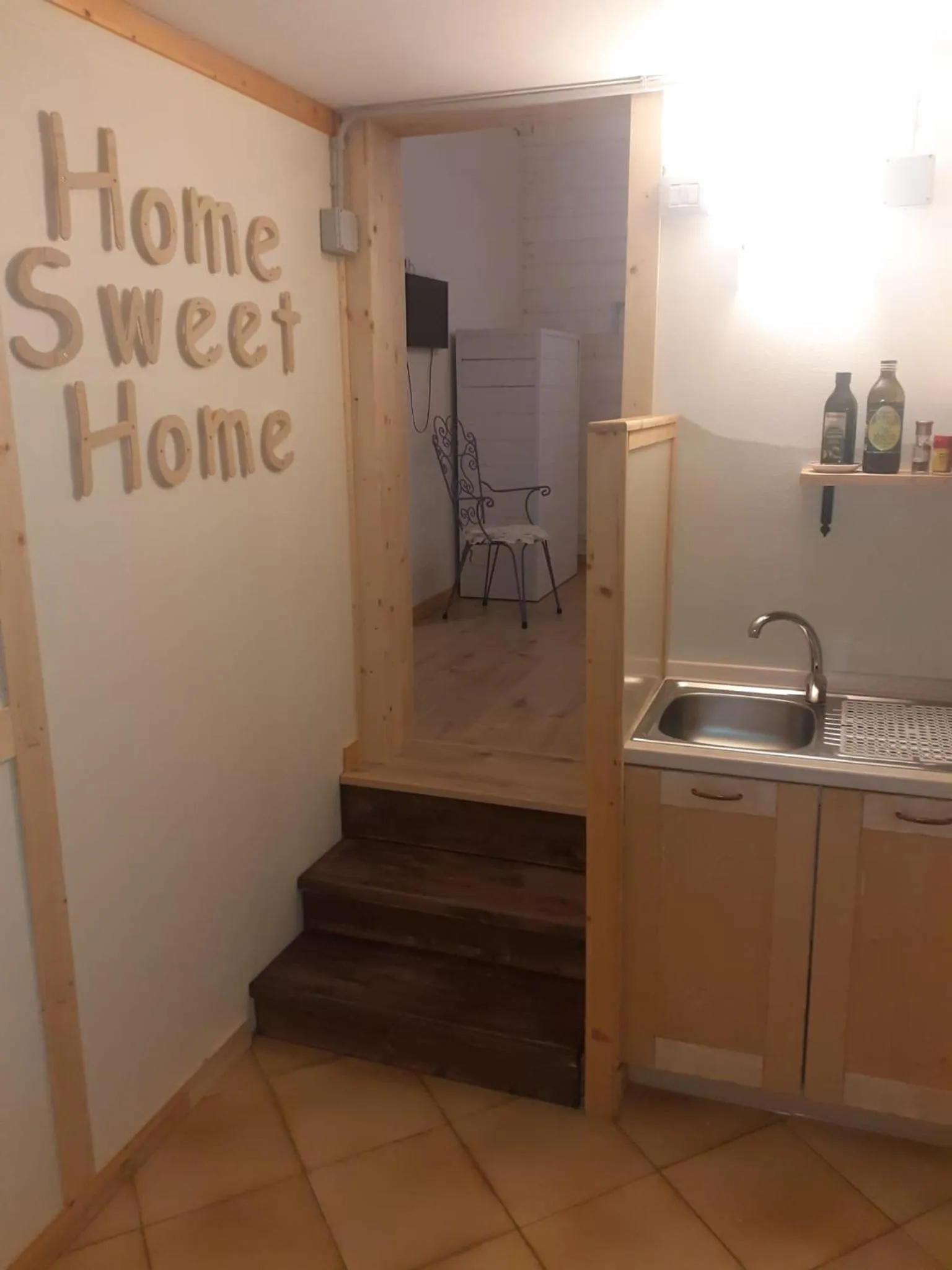 Kitchen or kitchenette in Villa Lina Bed&Breakfast