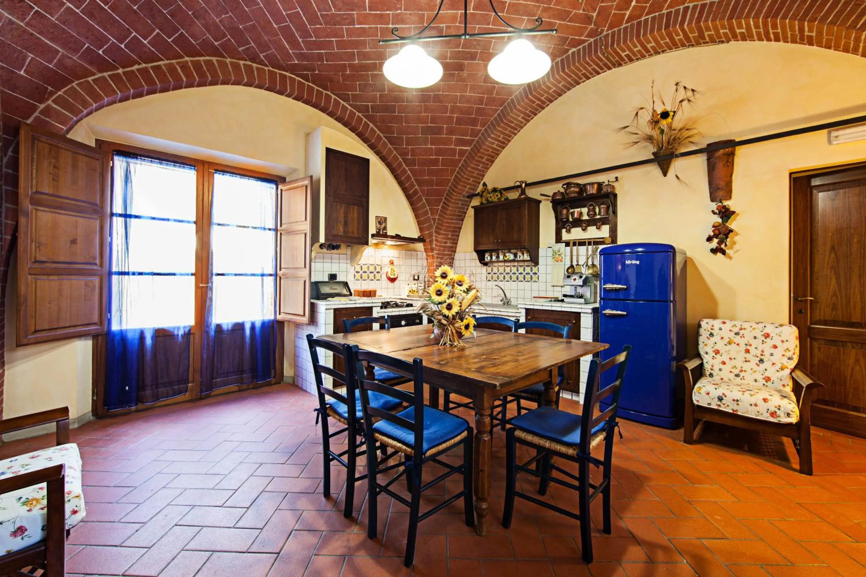 Dining area in Fonte Del Castagno