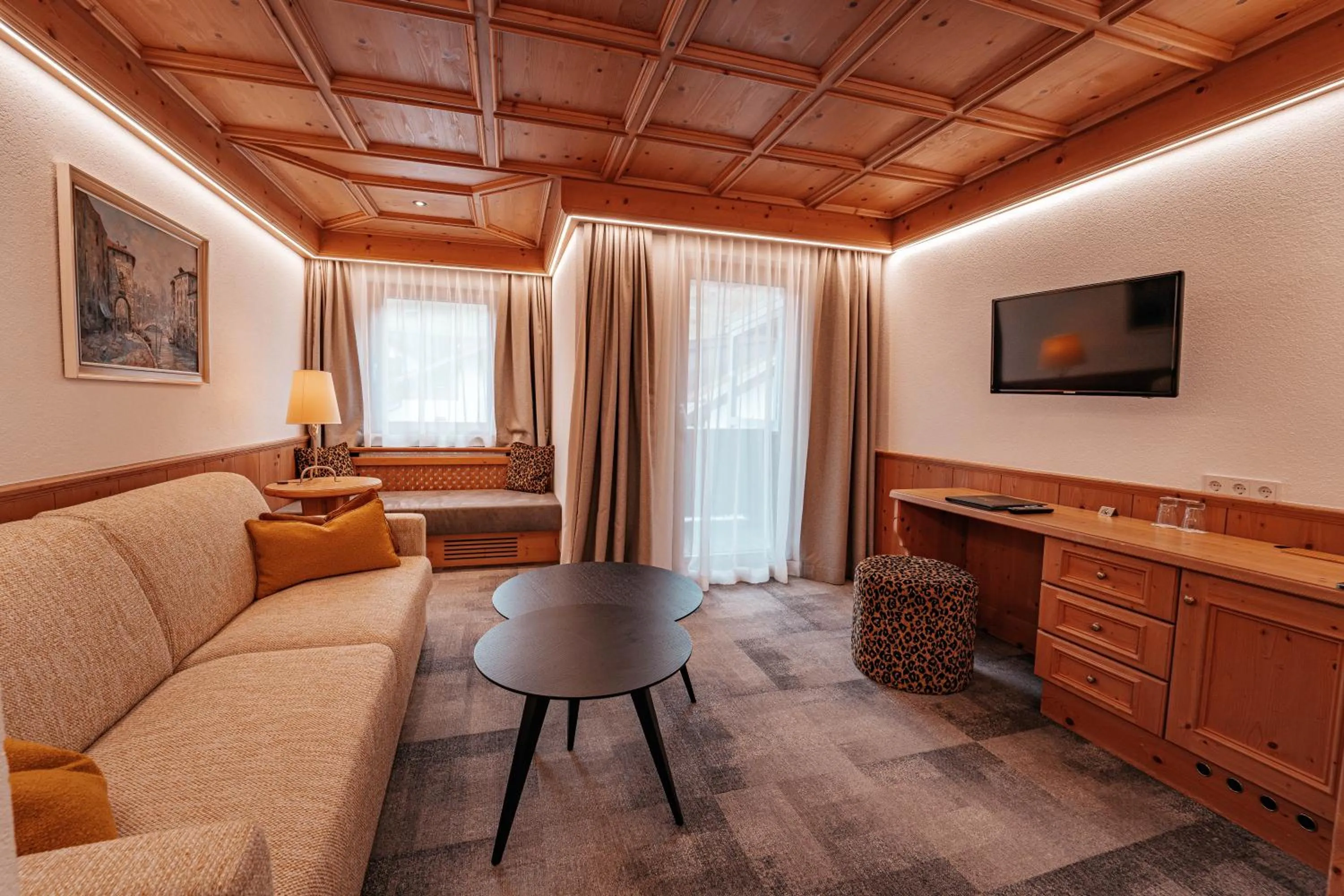 Seating area in Hotel Grieshof