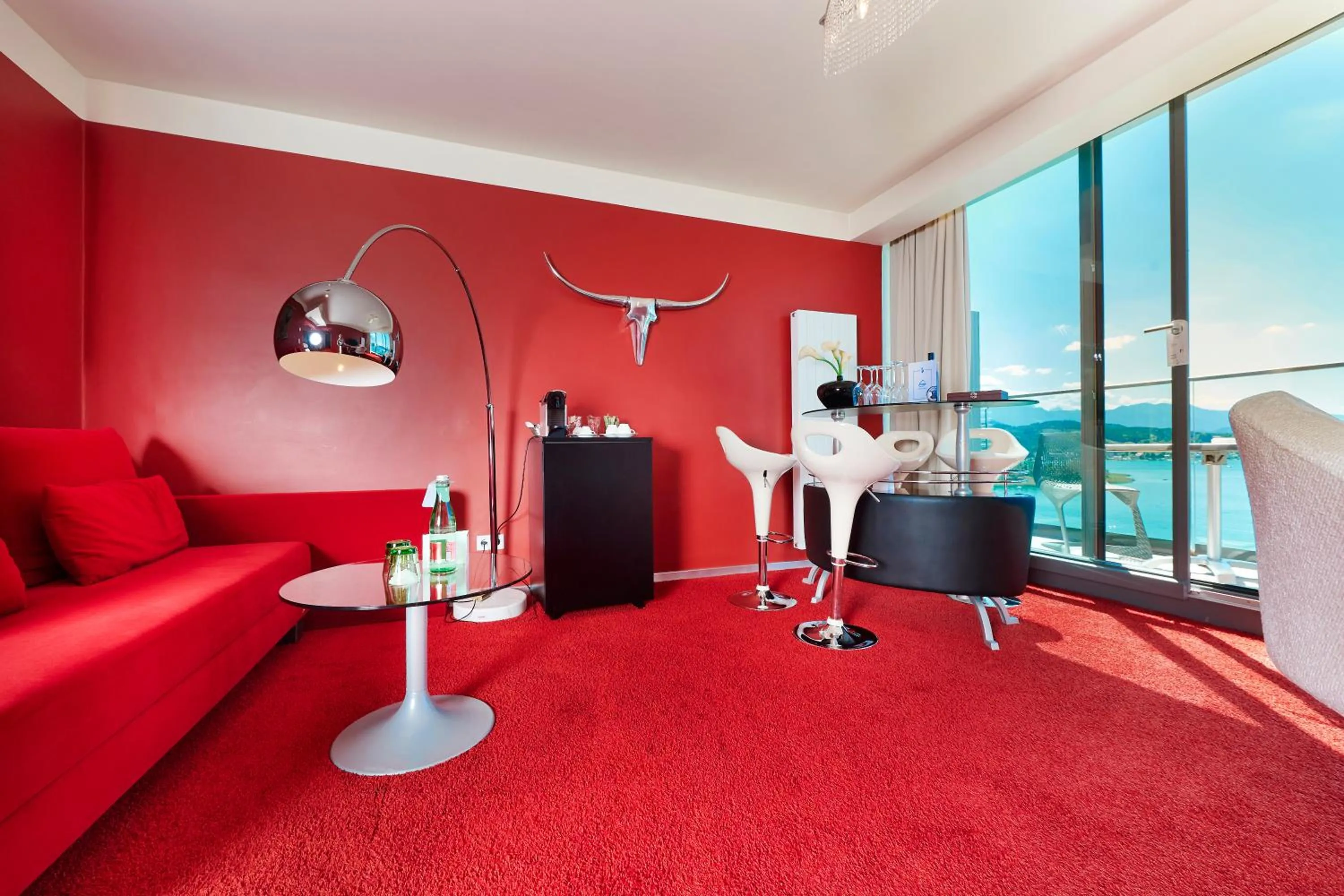 View (from property/room) in Parkhotel Pörtschach - Das Hotelresort mit Insellage am Wörthersee