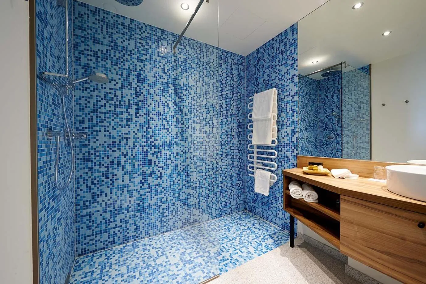 Shower, Bed in Parkhotel Pörtschach - Das Hotelresort mit Insellage am Wörthersee