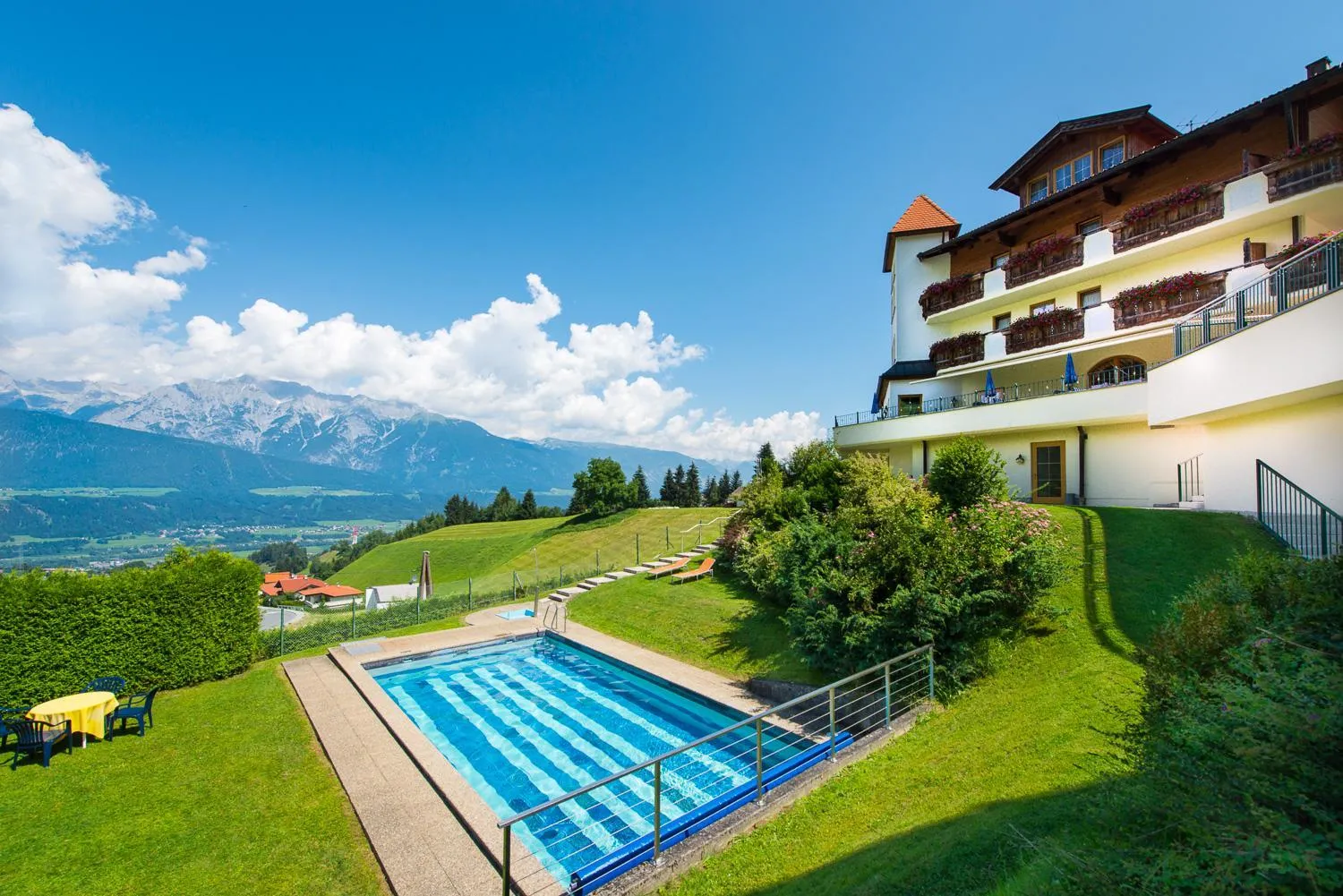 Swimming pool in Hotel Jägerhof