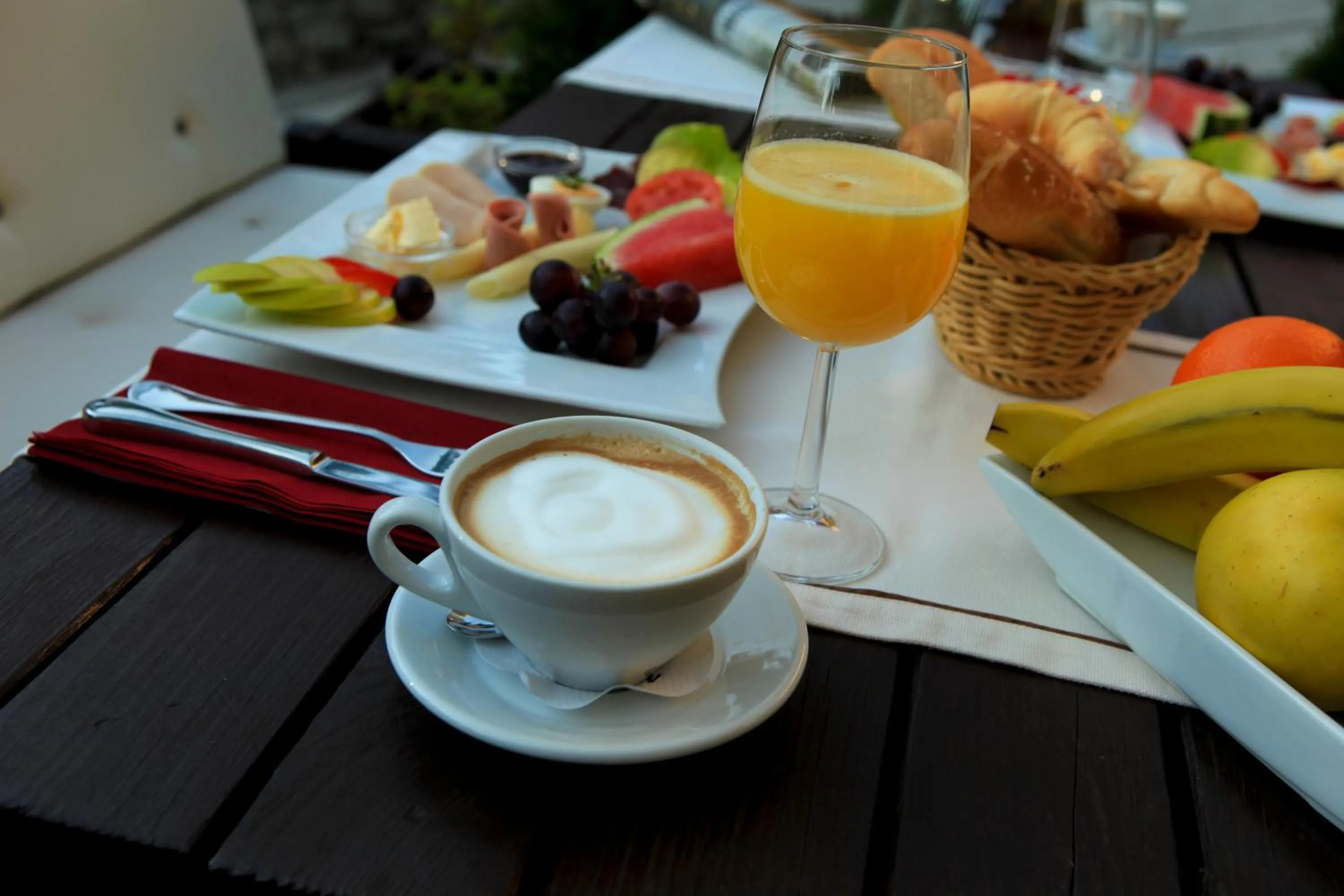 Buffet breakfast in Hotel Pahuljica