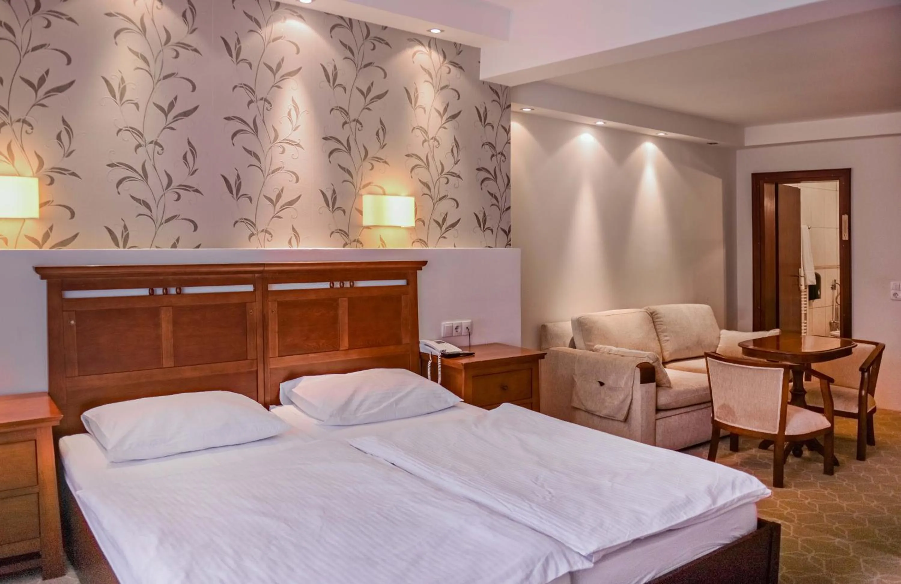 Bed in Hotel Pahuljica