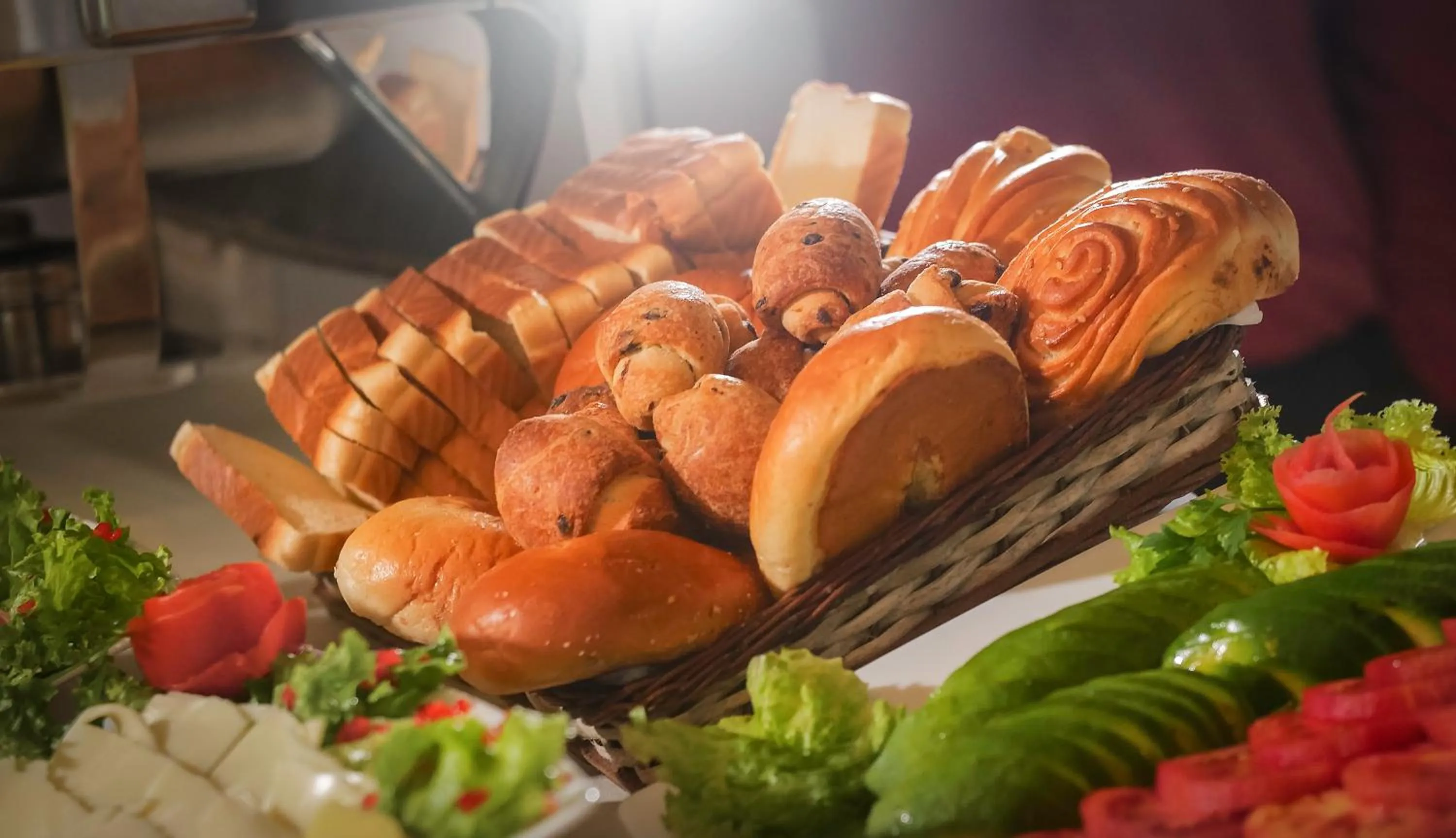 Food in Golden Sunrise Machupicchu