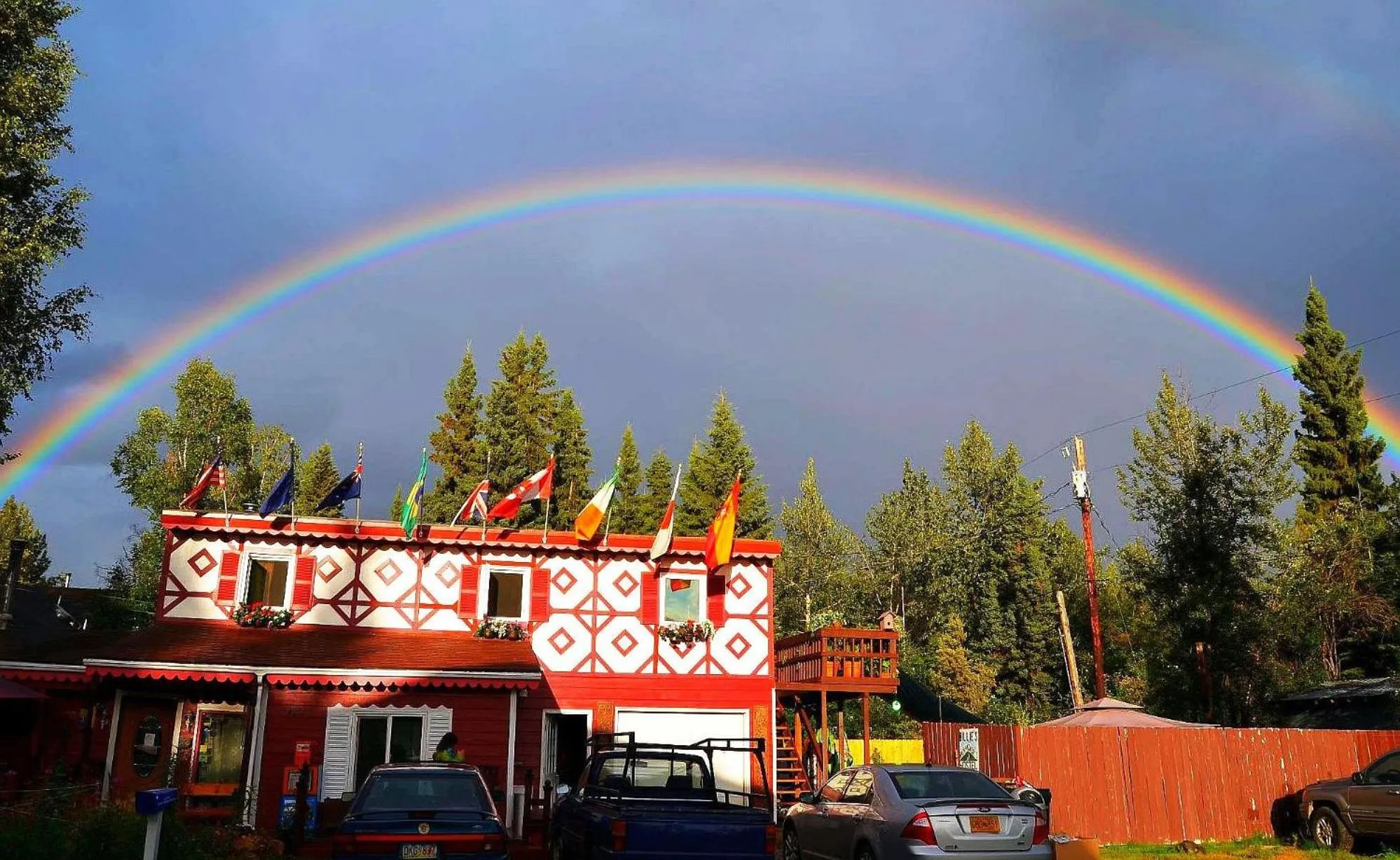 Property building in Billie's Backpackers Hostel