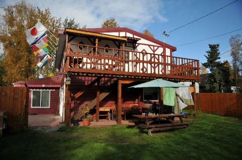 Balcony/Terrace in Billie's Backpackers Hostel