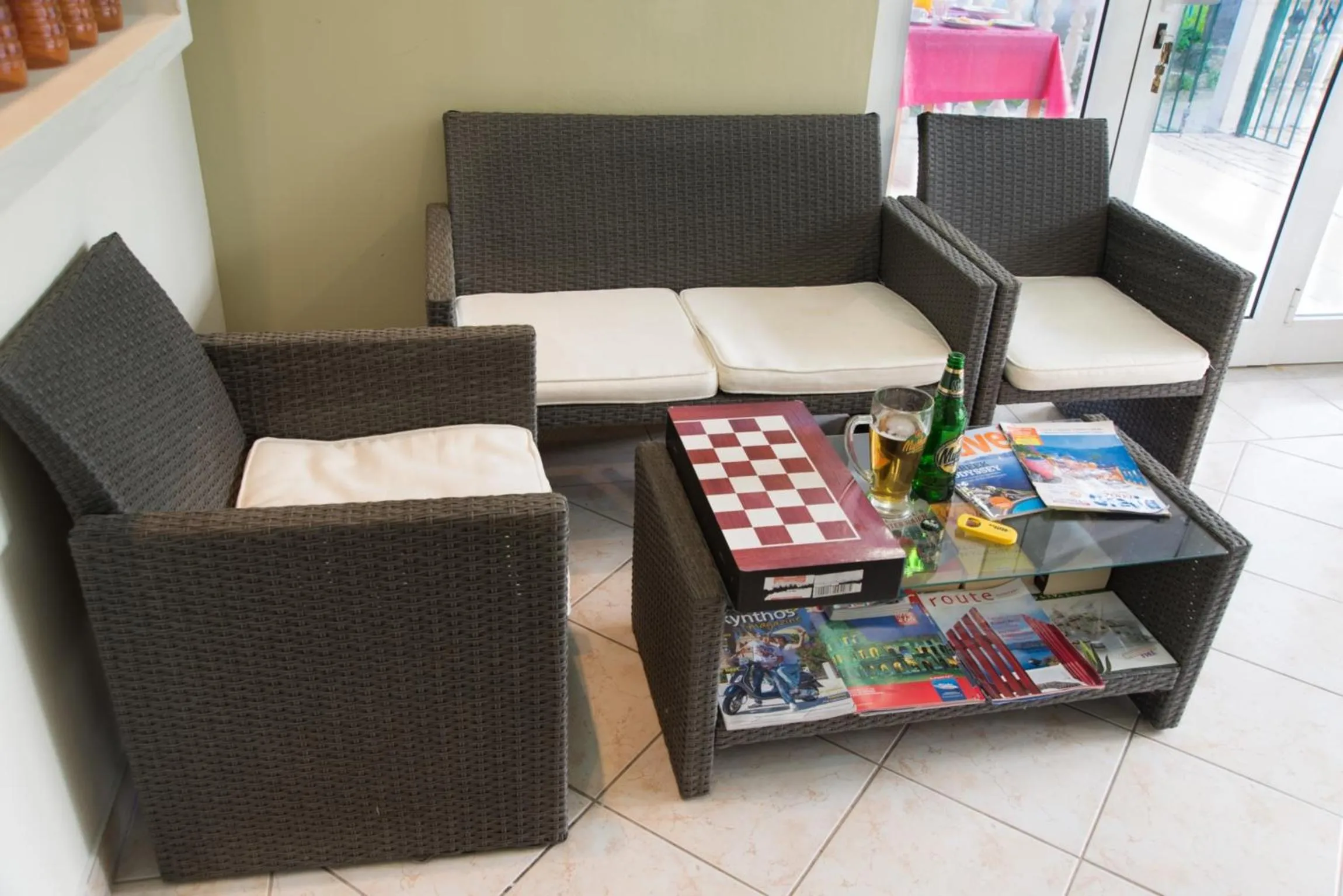 Living room in Herodotos Studios