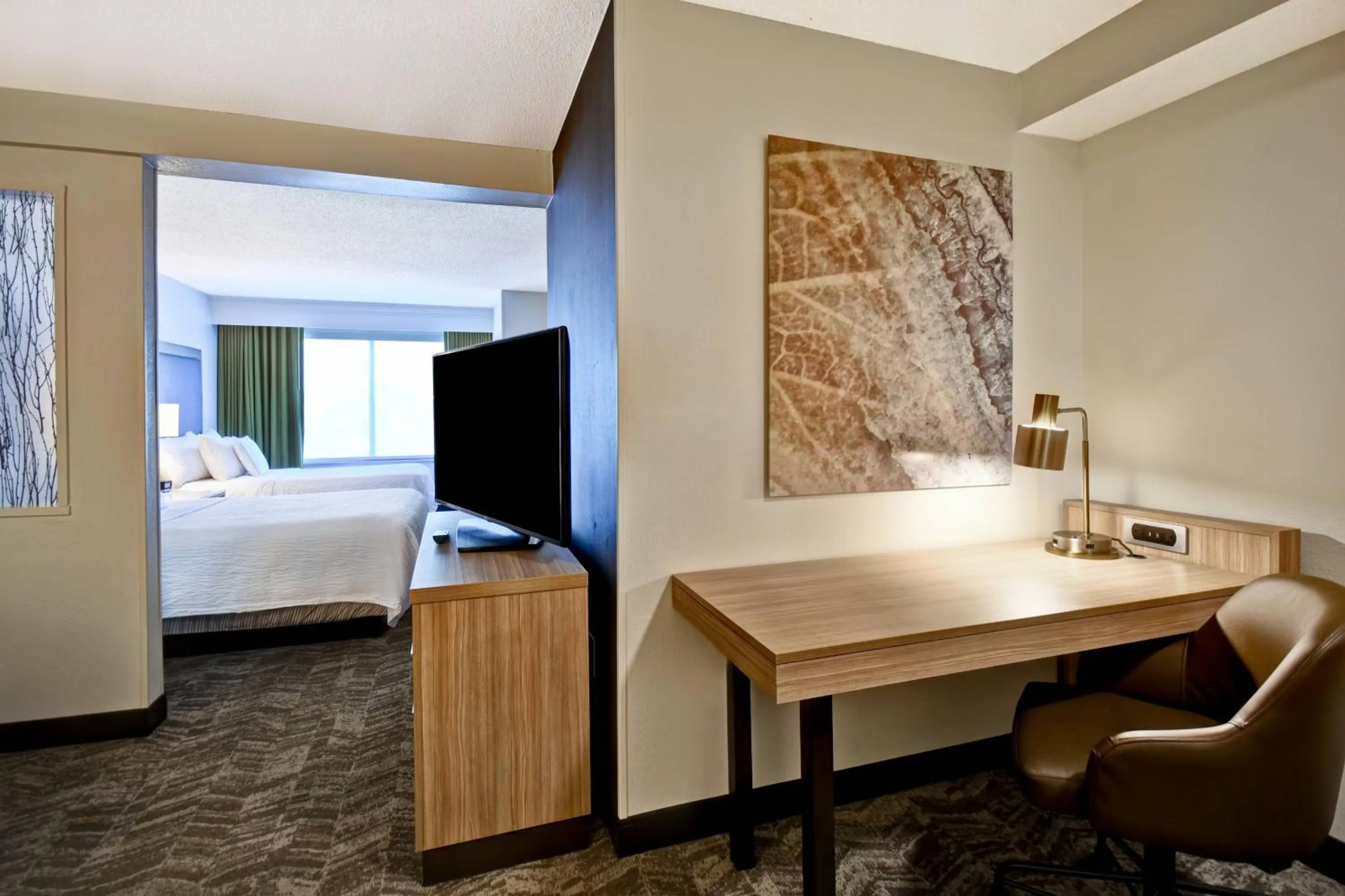 Bedroom, Bed in SpringHill Suites by Marriott Atlanta Kennesaw