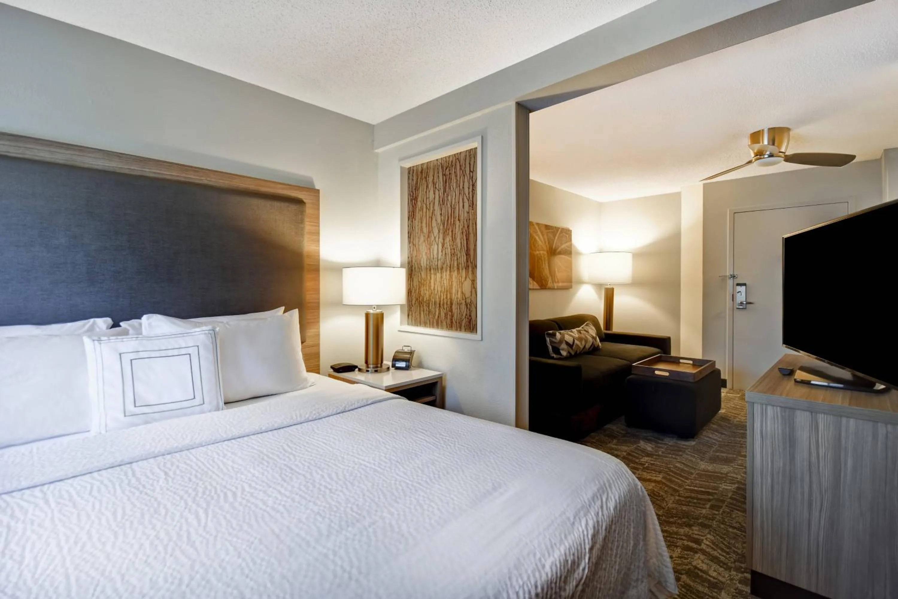 Bedroom, Bed in SpringHill Suites by Marriott Atlanta Kennesaw