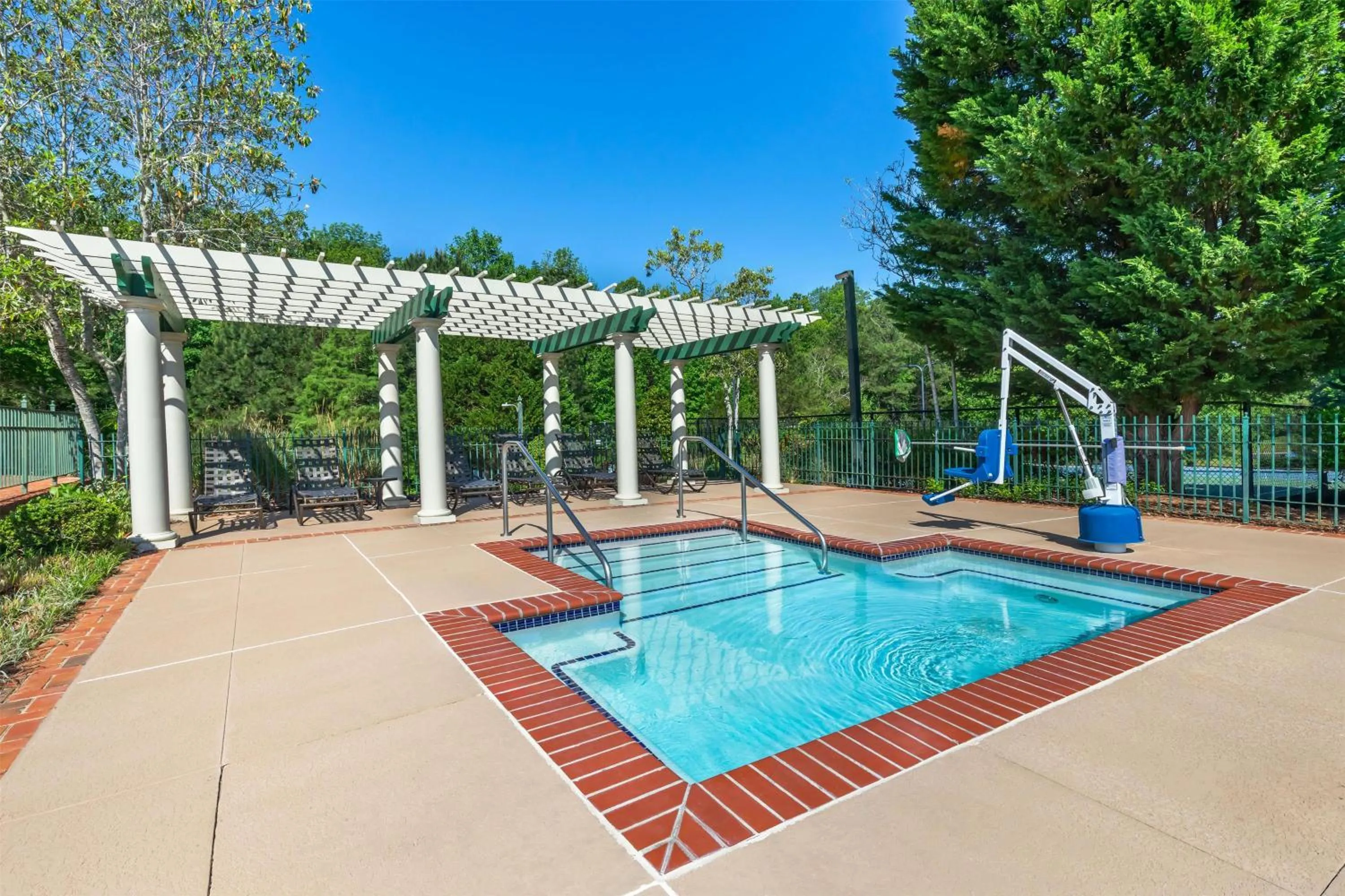 Pool view in Hilton Vacation Club Greensprings Williamsburg