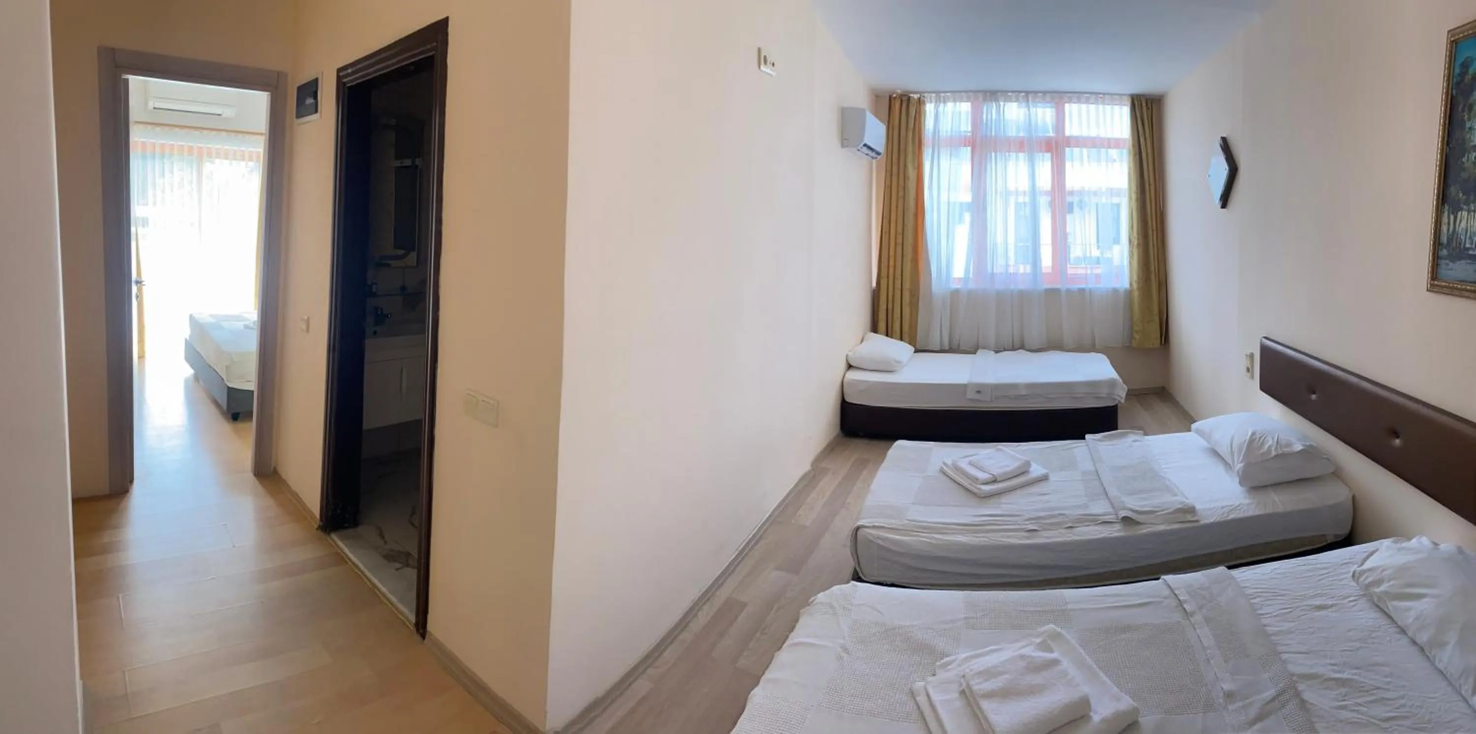 Bed in Wassermann Hotel