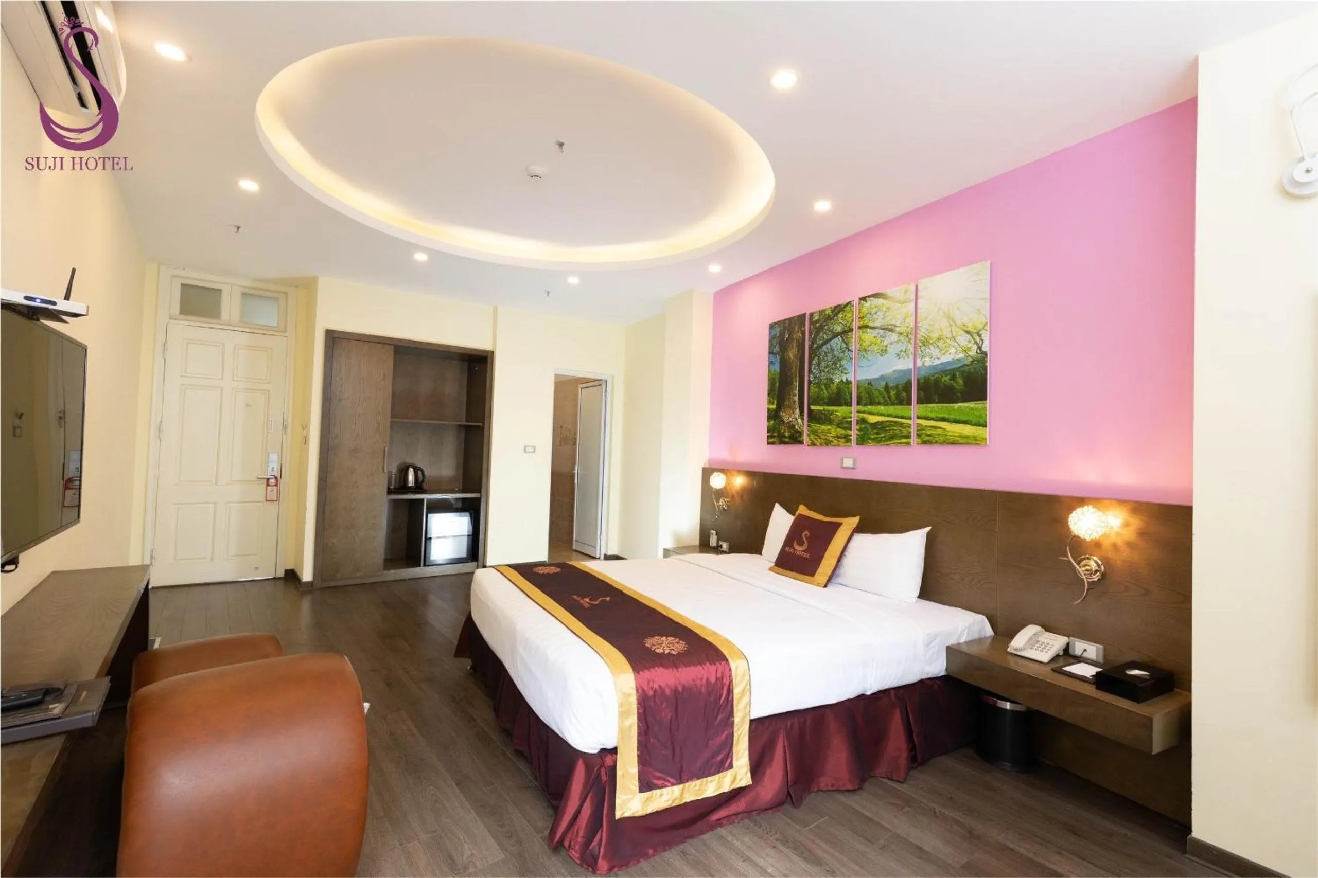 Bed in Suji My Dinh Hotel