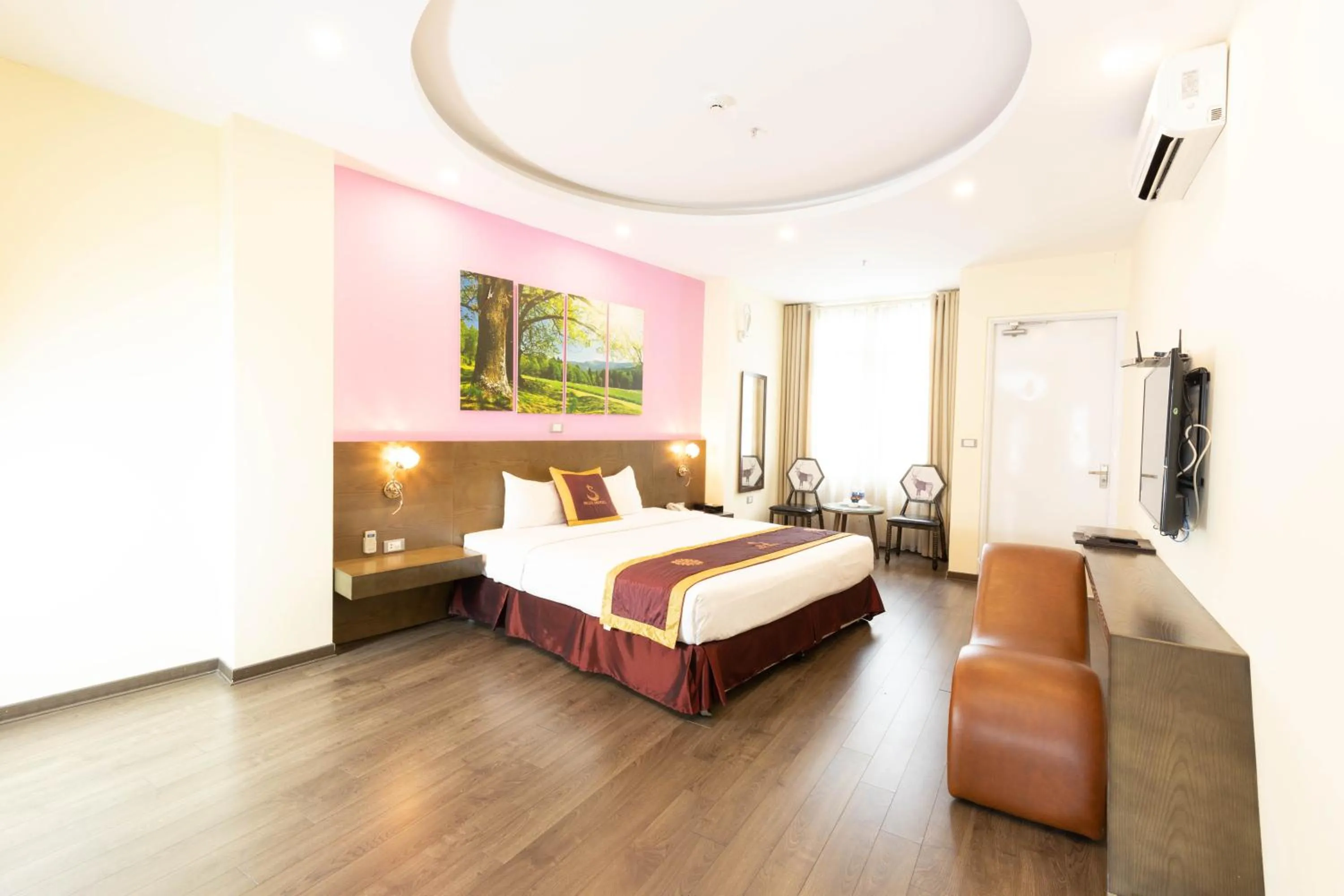 Bed in Suji My Dinh Hotel