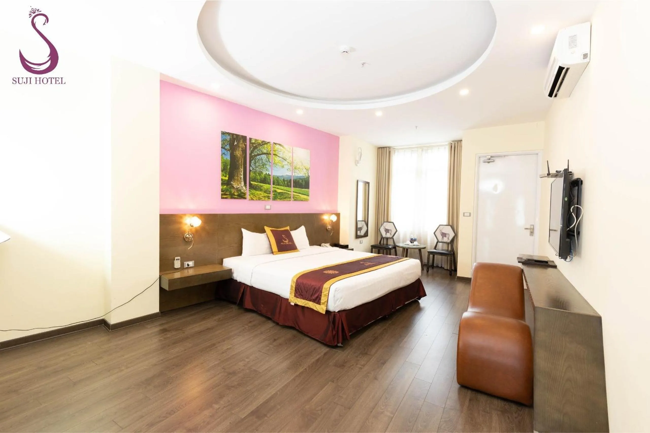 Bed in Suji My Dinh Hotel