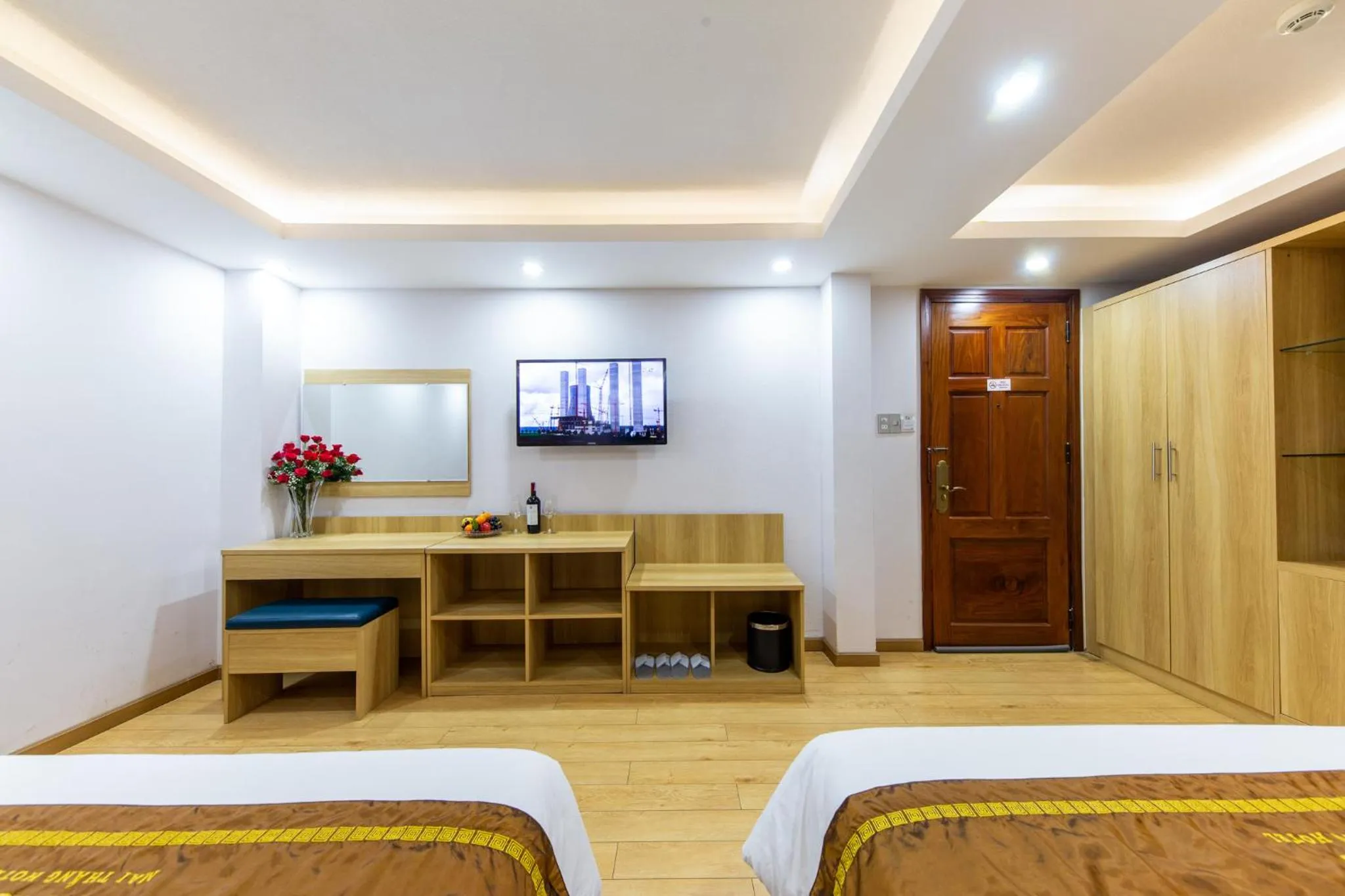 Bed in Mai Thang Hotel Da Lat