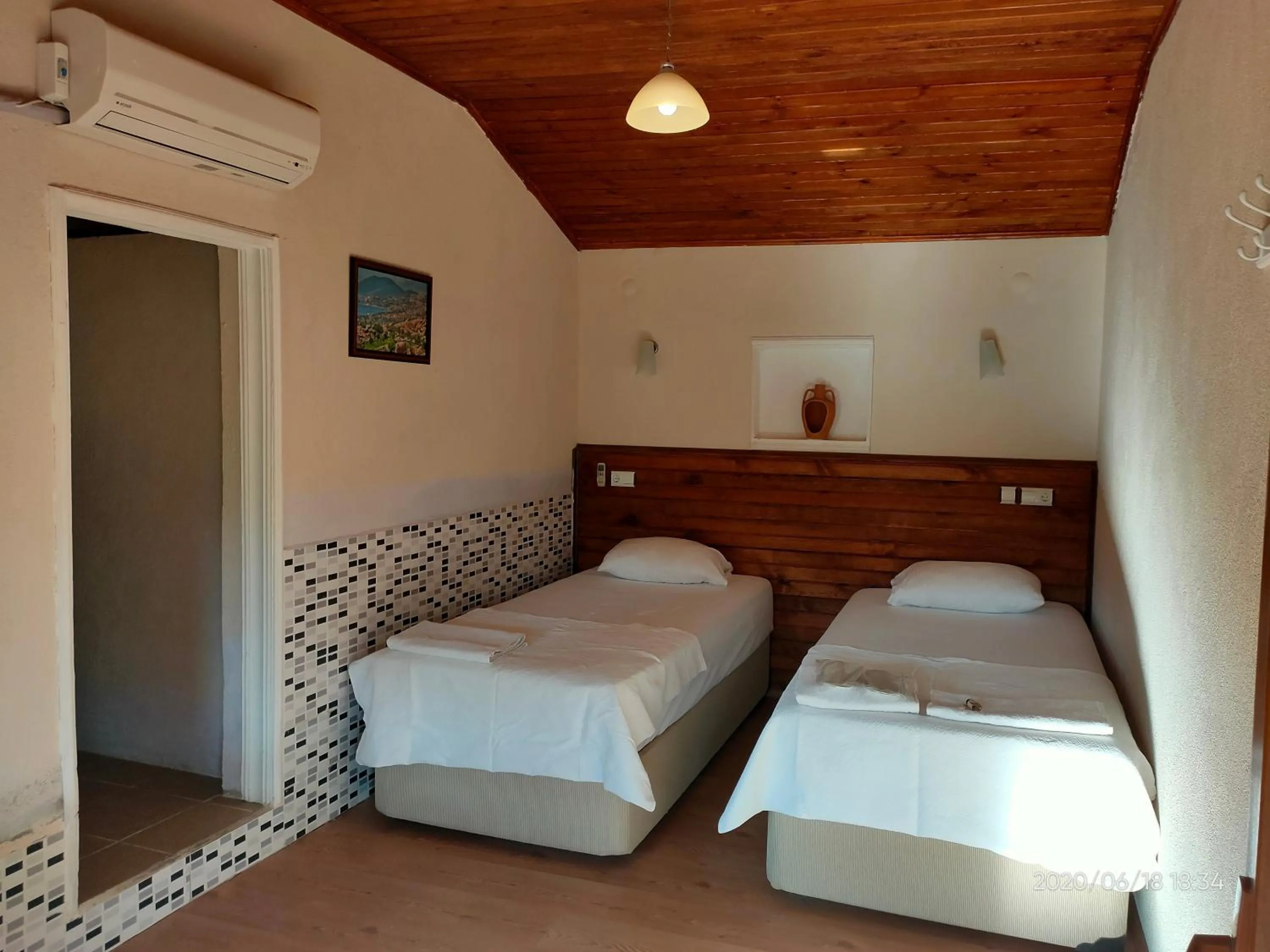 Bed in Selenes Pansiyon