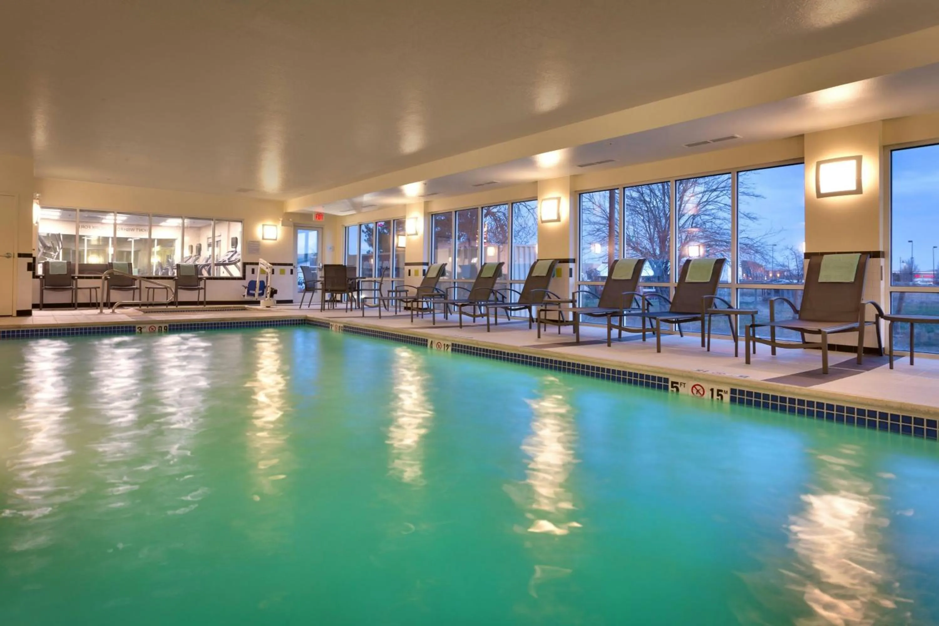 Swimming pool in Fairfield Inn & Suites Boise Nampa