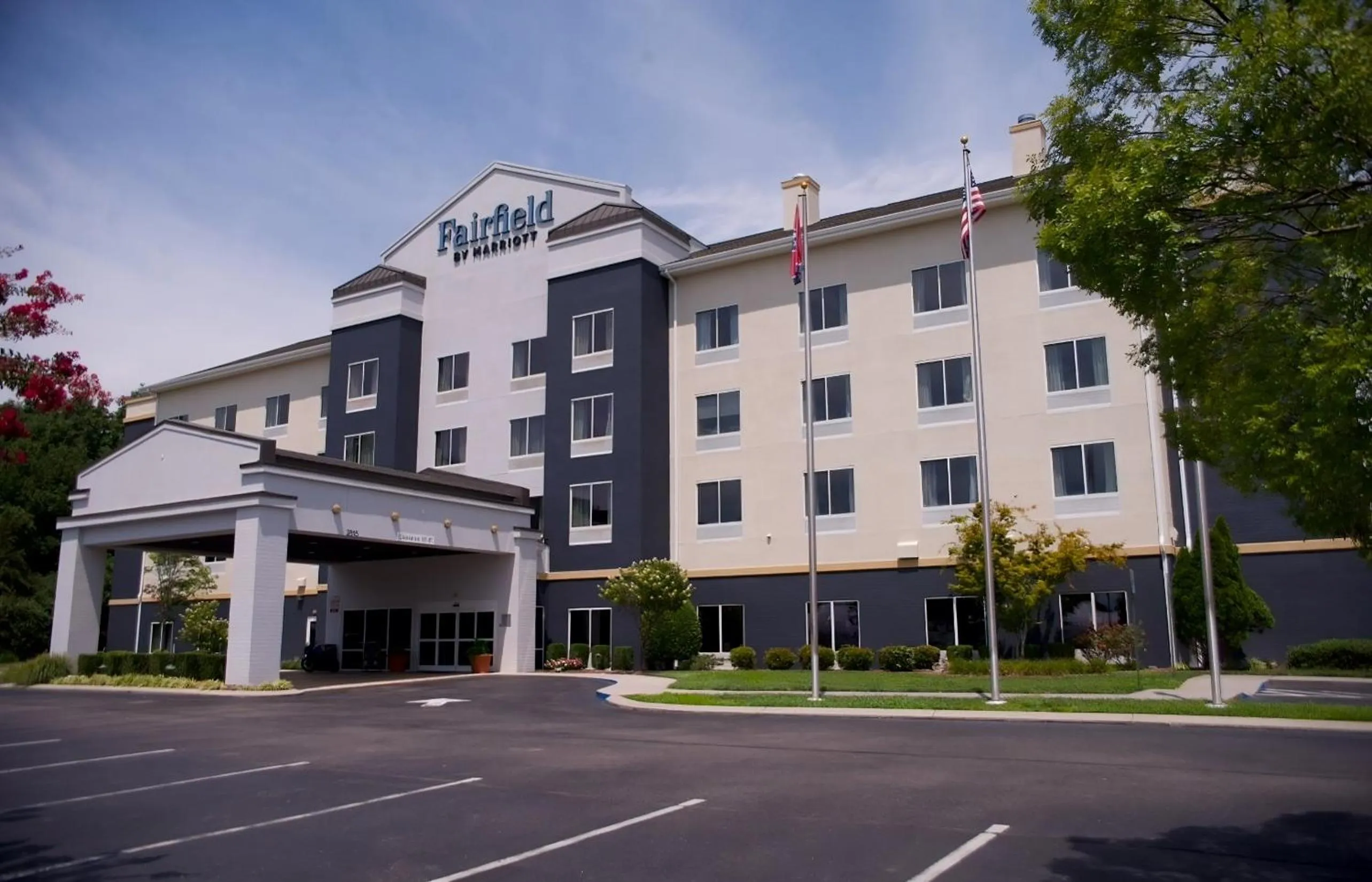 Property building in Fairfield Inn and Suites Cleveland
