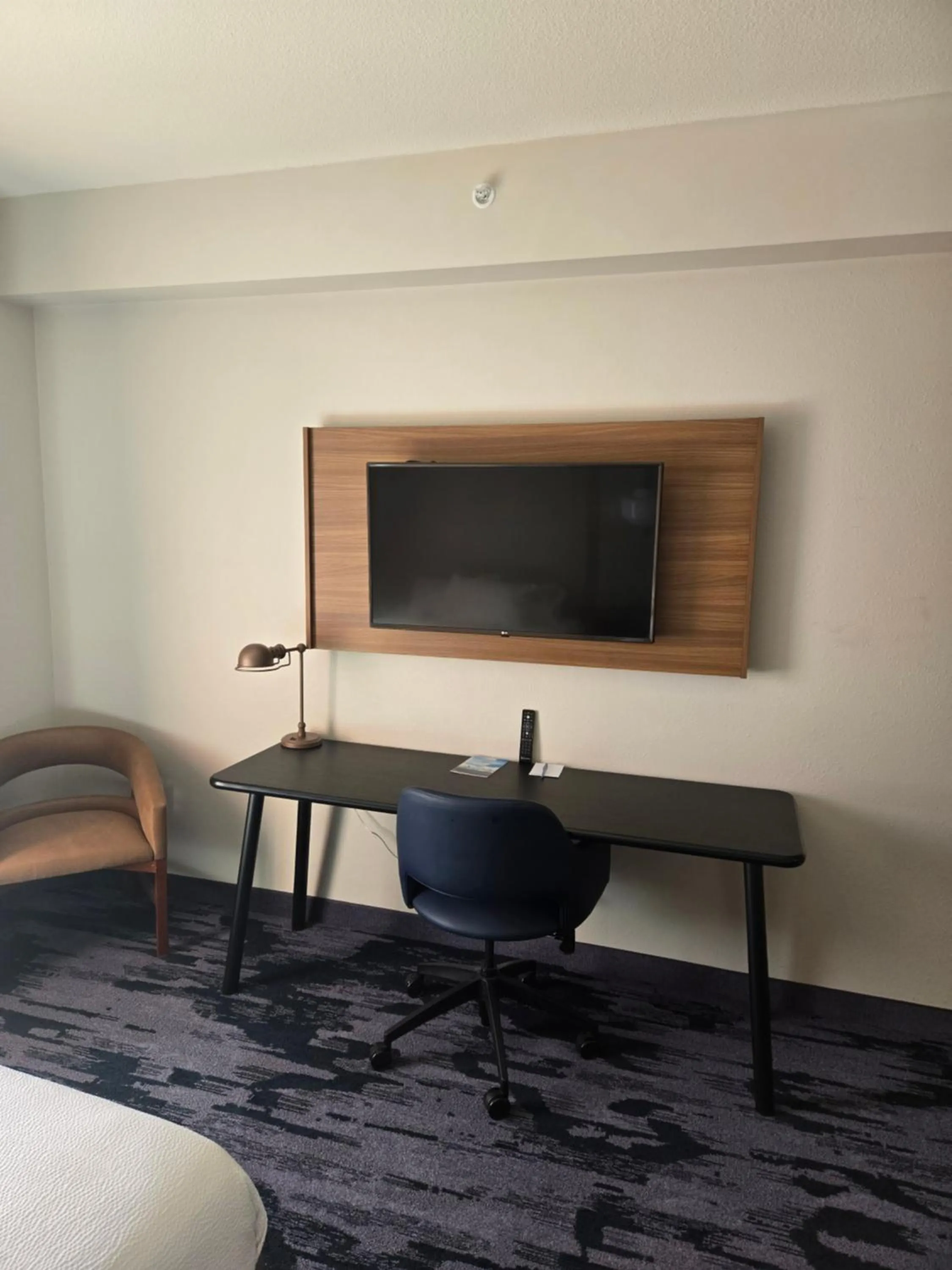 TV and multimedia, Bed in Fairfield Inn and Suites Cleveland