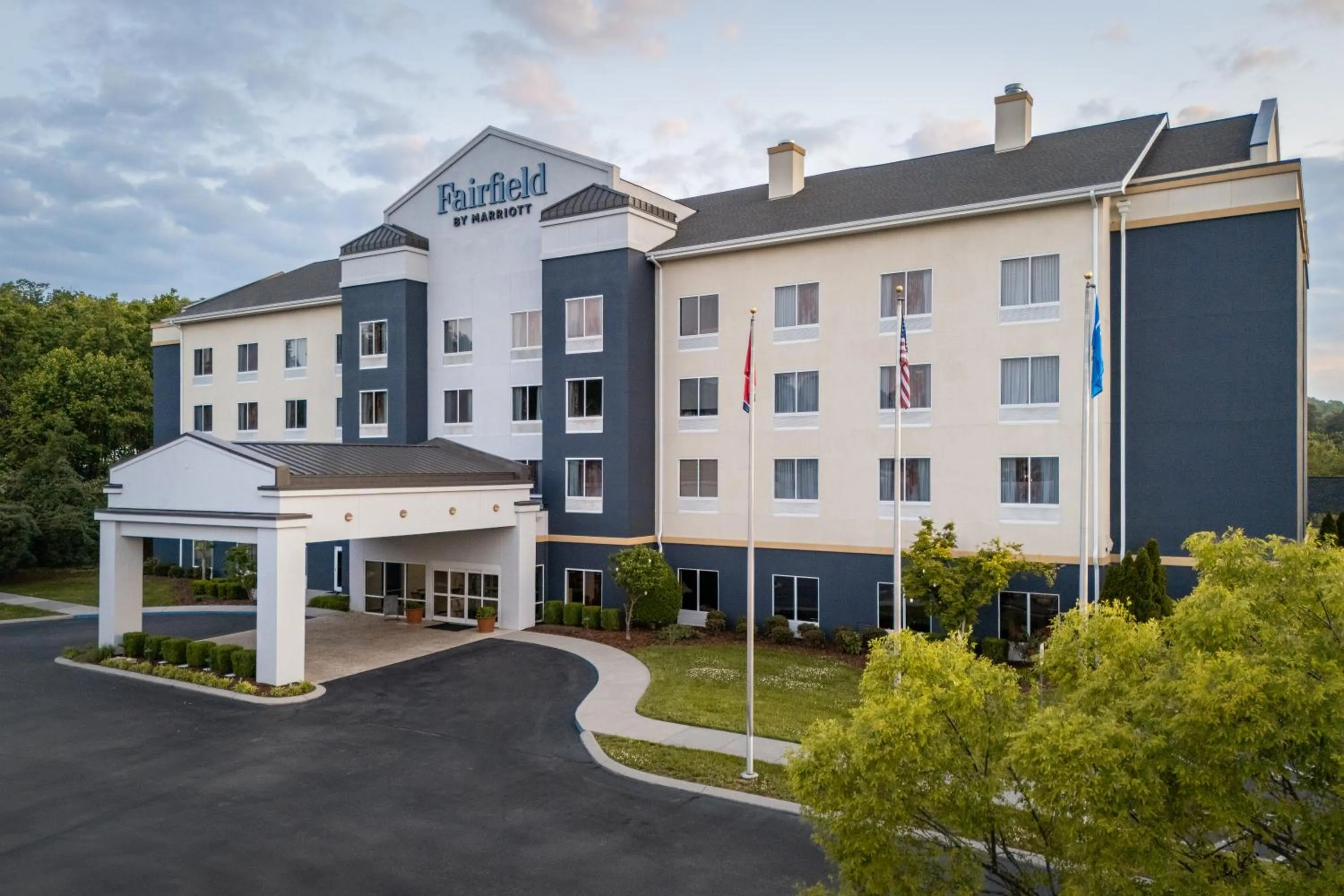 Property building in Fairfield Inn and Suites Cleveland