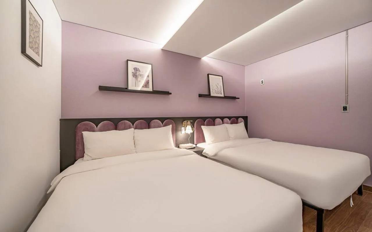 Bed in Hotel Hyggelig