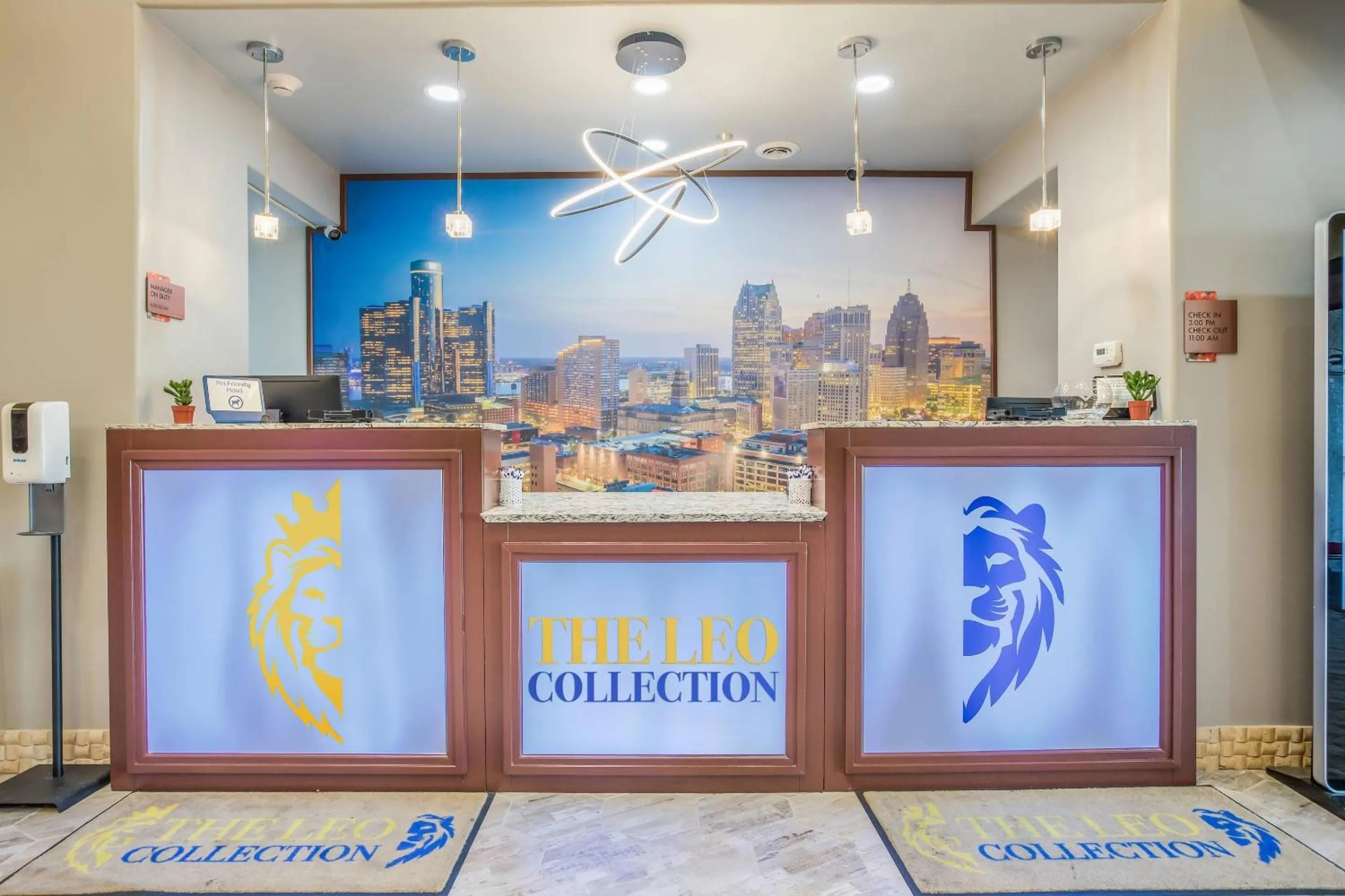 Lobby or reception in The Leo Collection Detroit, an Ascend Collection Hotel