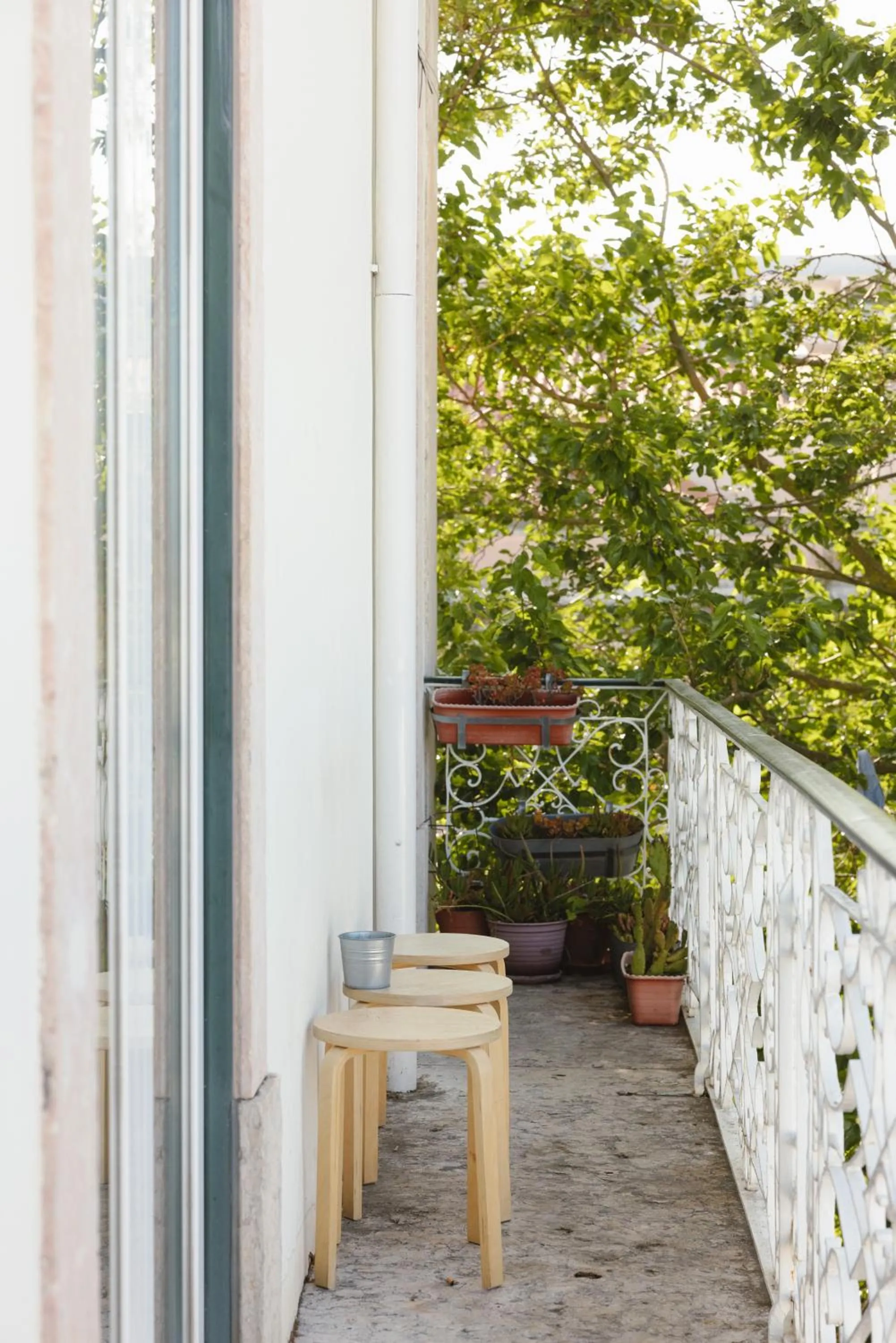 Balcony/Terrace in Lisb'on Hostel