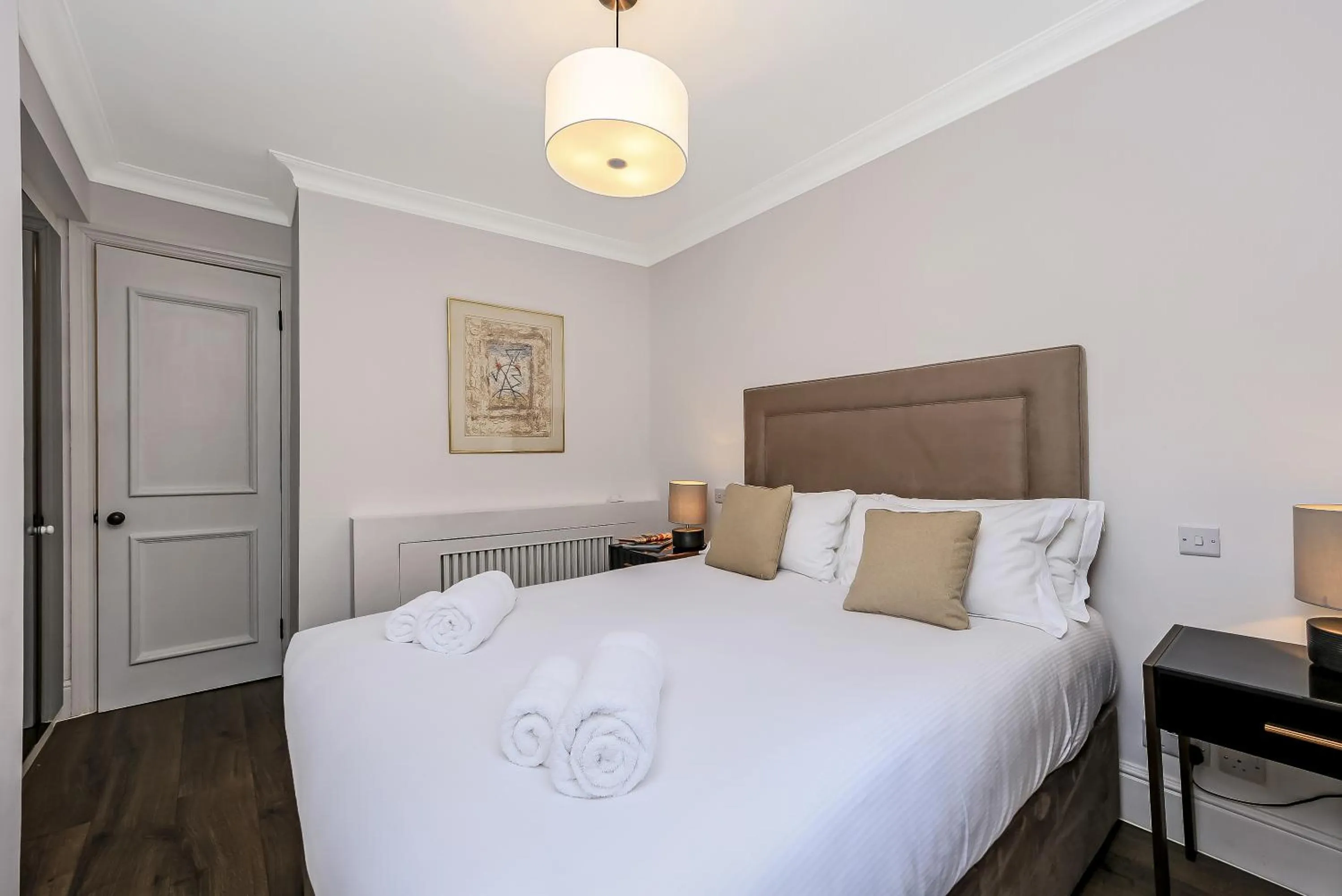 Bedroom, Bed in 10 Curzon Street by Mansley