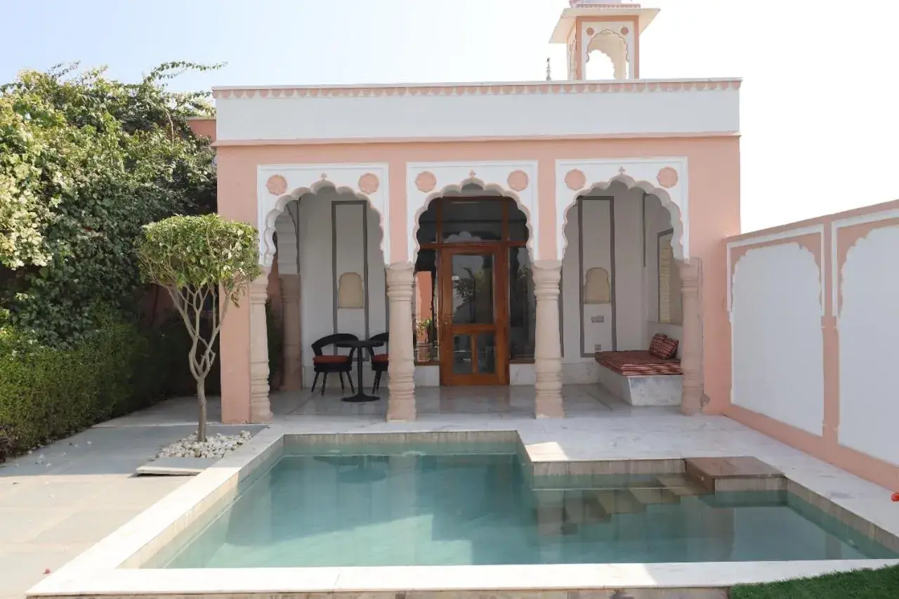 Royal Villa Suite with Private Pool : Welcome drink on arrival, 2 pints of Kingfisher lager beer, One child up to 10 years complimentary without extra bed,20% discount on all resort services in Buena Vista Luxury Garden Spa Resort Royal Villa Suite with Private Pool : Welcome drink on arrival, 2 pints of Kingfisher lager beer, One child up to 10 years complimentary without extra bed,20% discount on all resort services in Buena Vista Luxury Garden Spa Resort