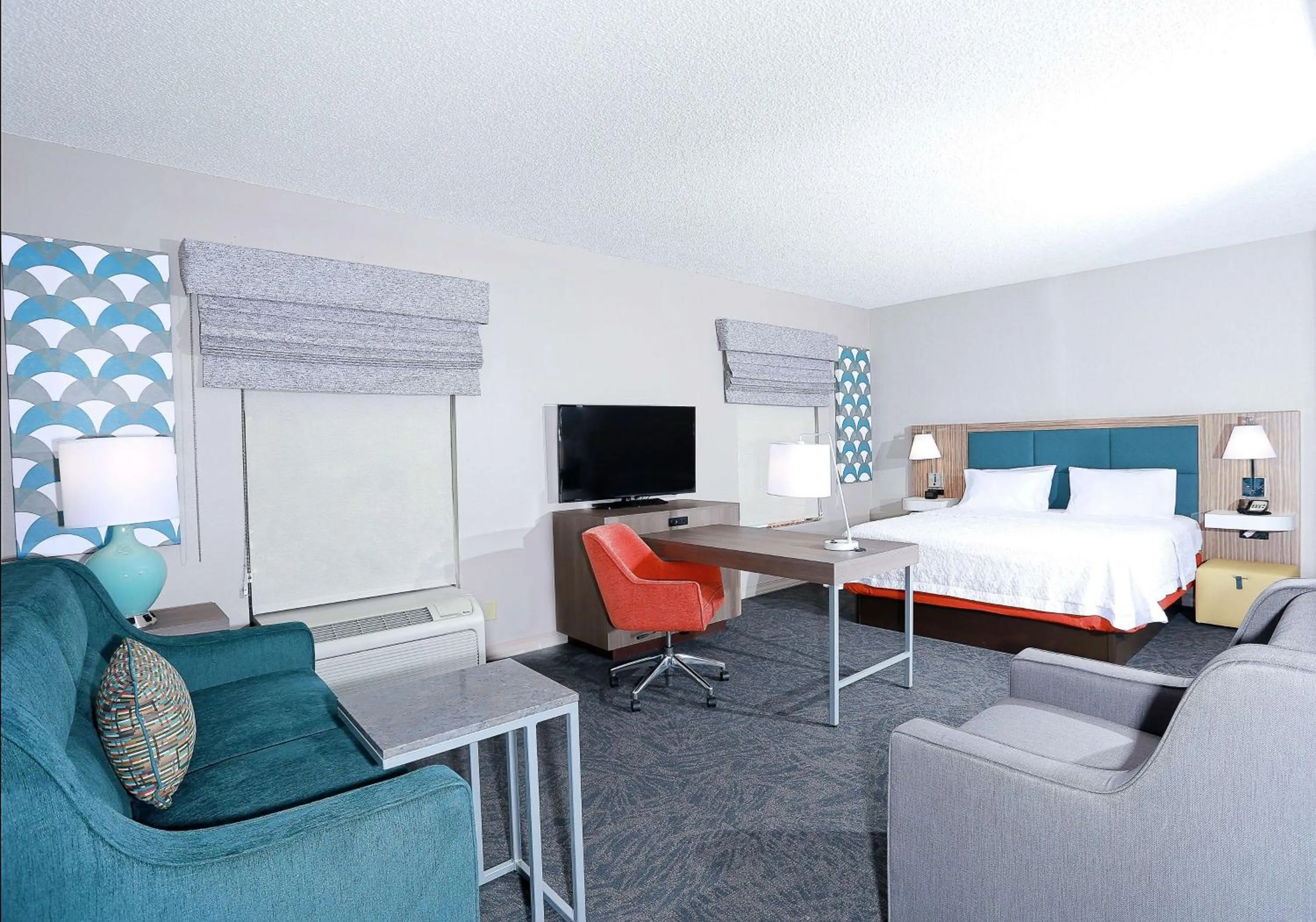 Bedroom, Bed in Hampton Inn & Suites Tampa-Wesley Chapel